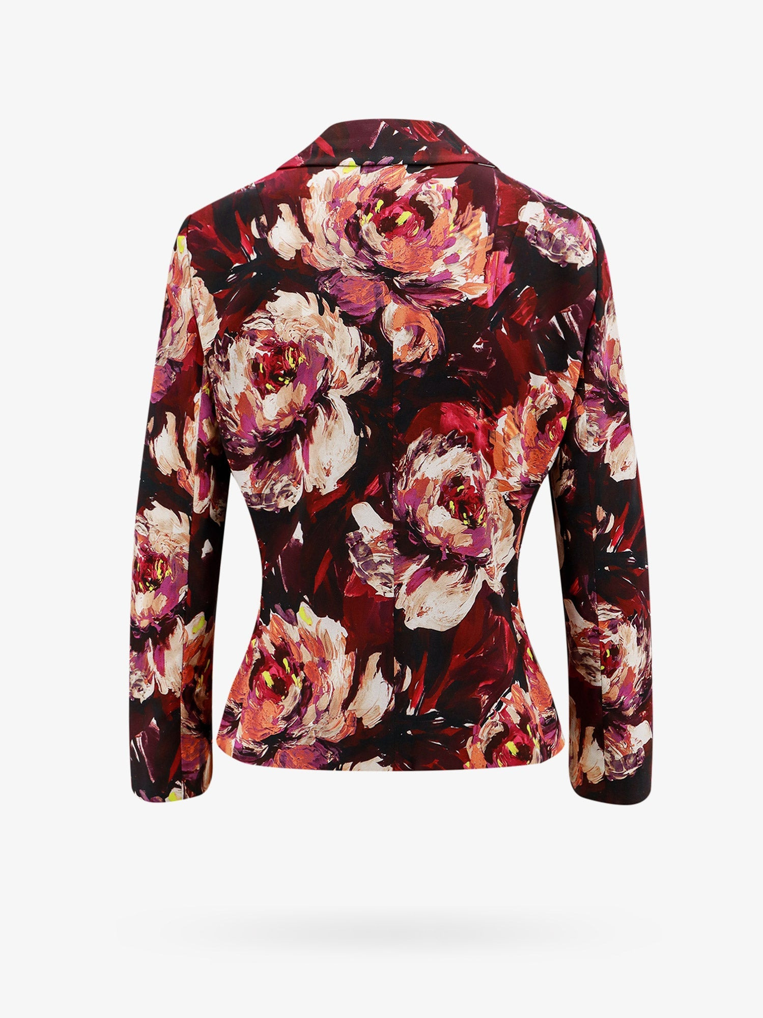 Cady  Blazer With Peonie Flower Print - 6