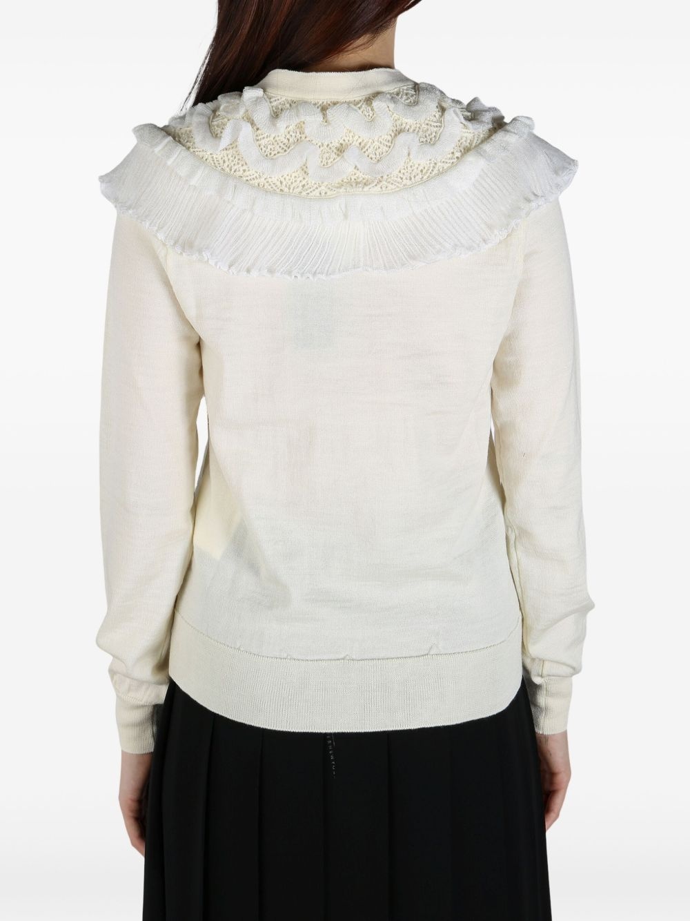 cape-detail jumper - 5