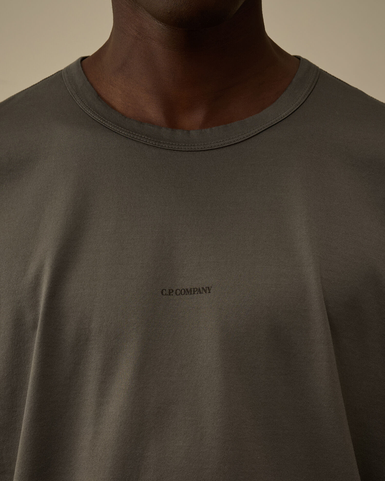 Mercerized 70/2 Jersey Gasato Short Sleeve Logo T-Shirt - 5