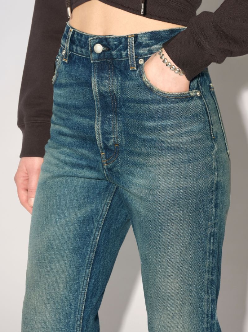 EXTRA FLARE DENIM PANTS - 6