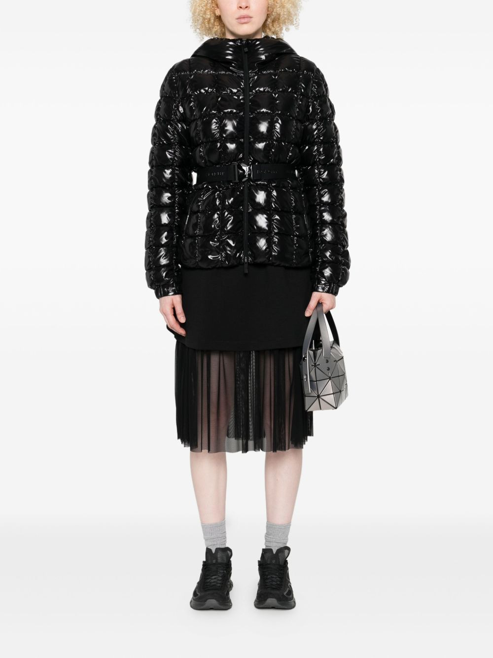 Eynard quilted belted jacket - 2