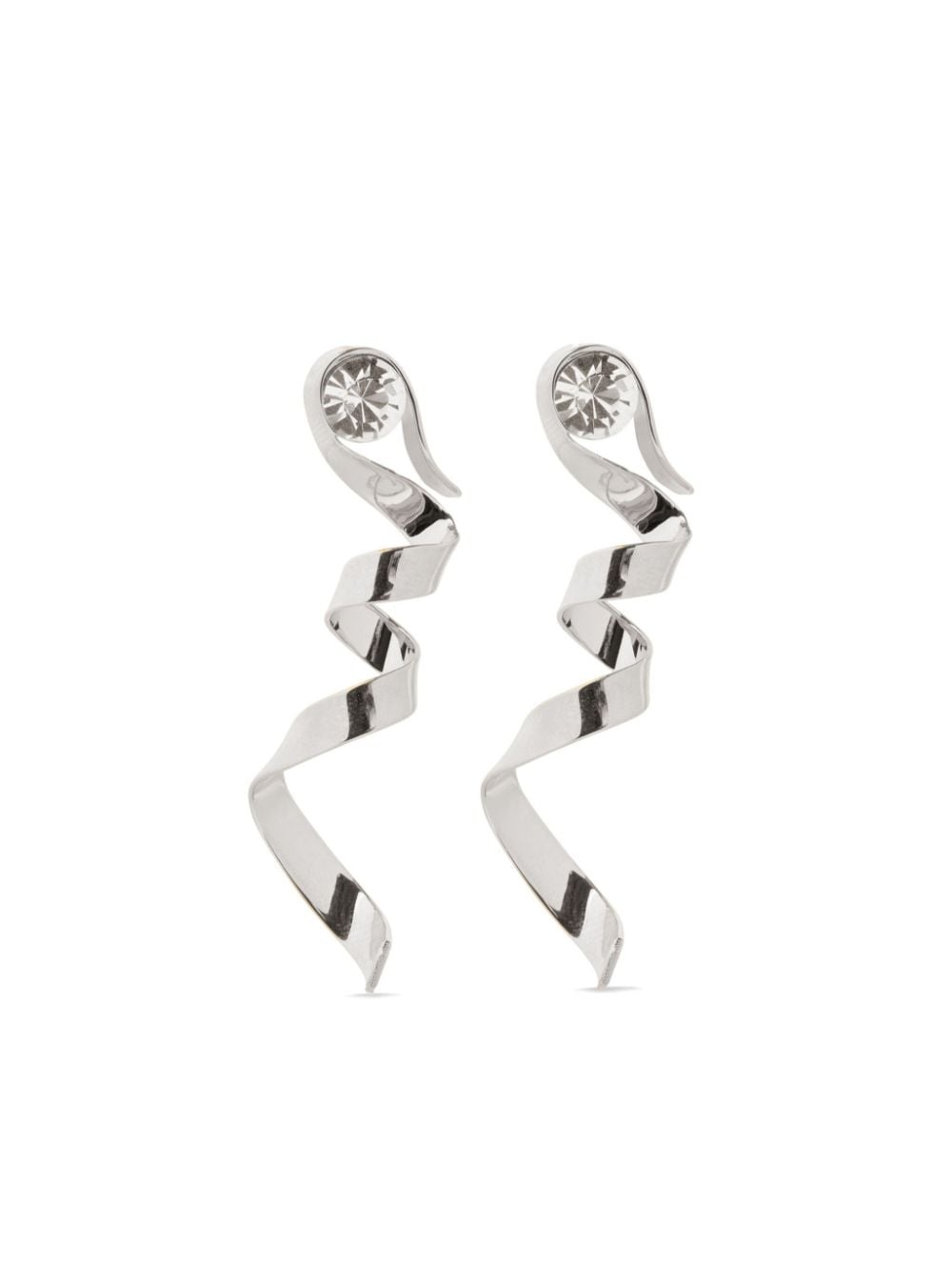 wave stud earrings - 1