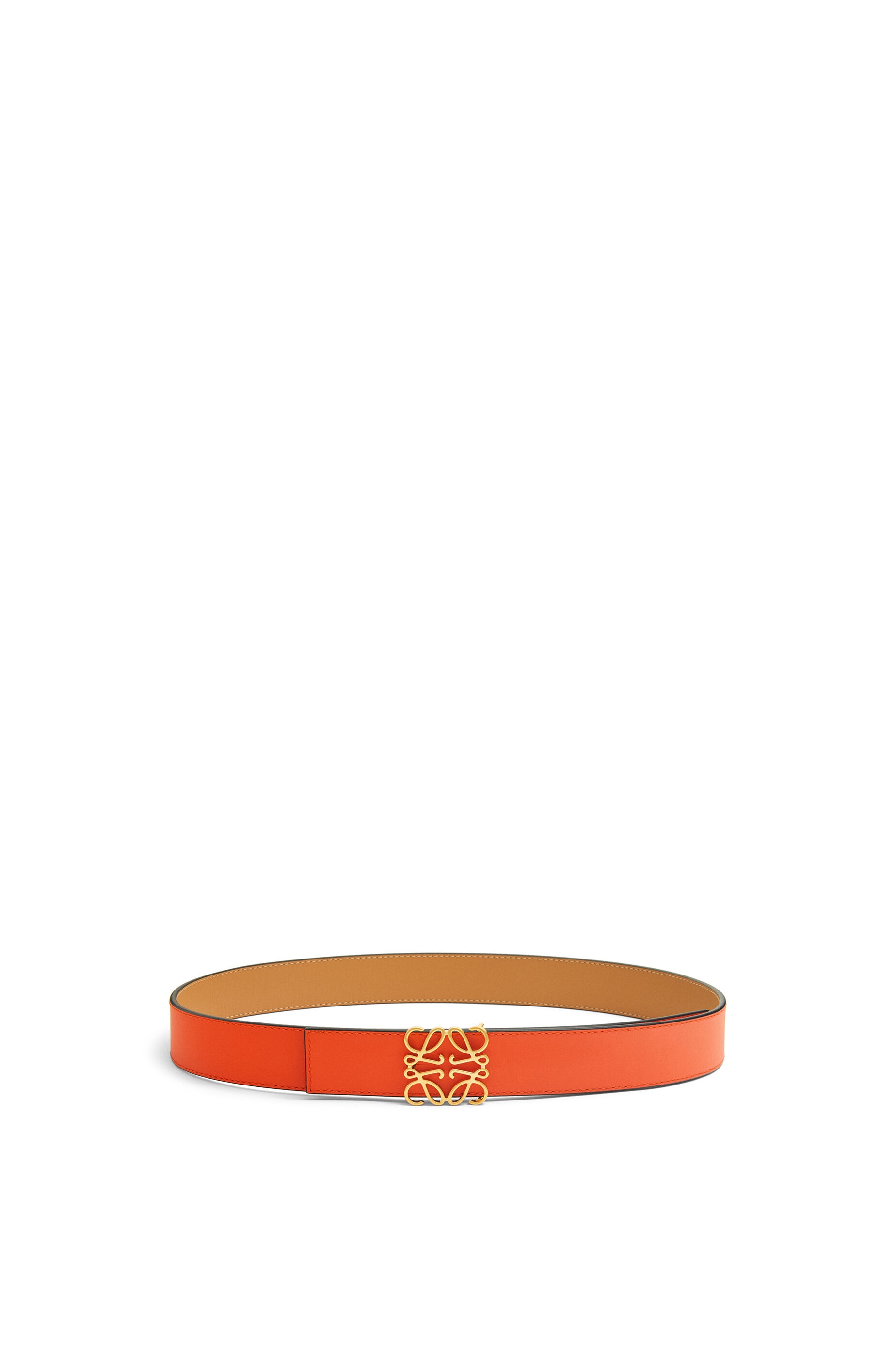 Reversible Anagram belt in smooth calfskin - 2