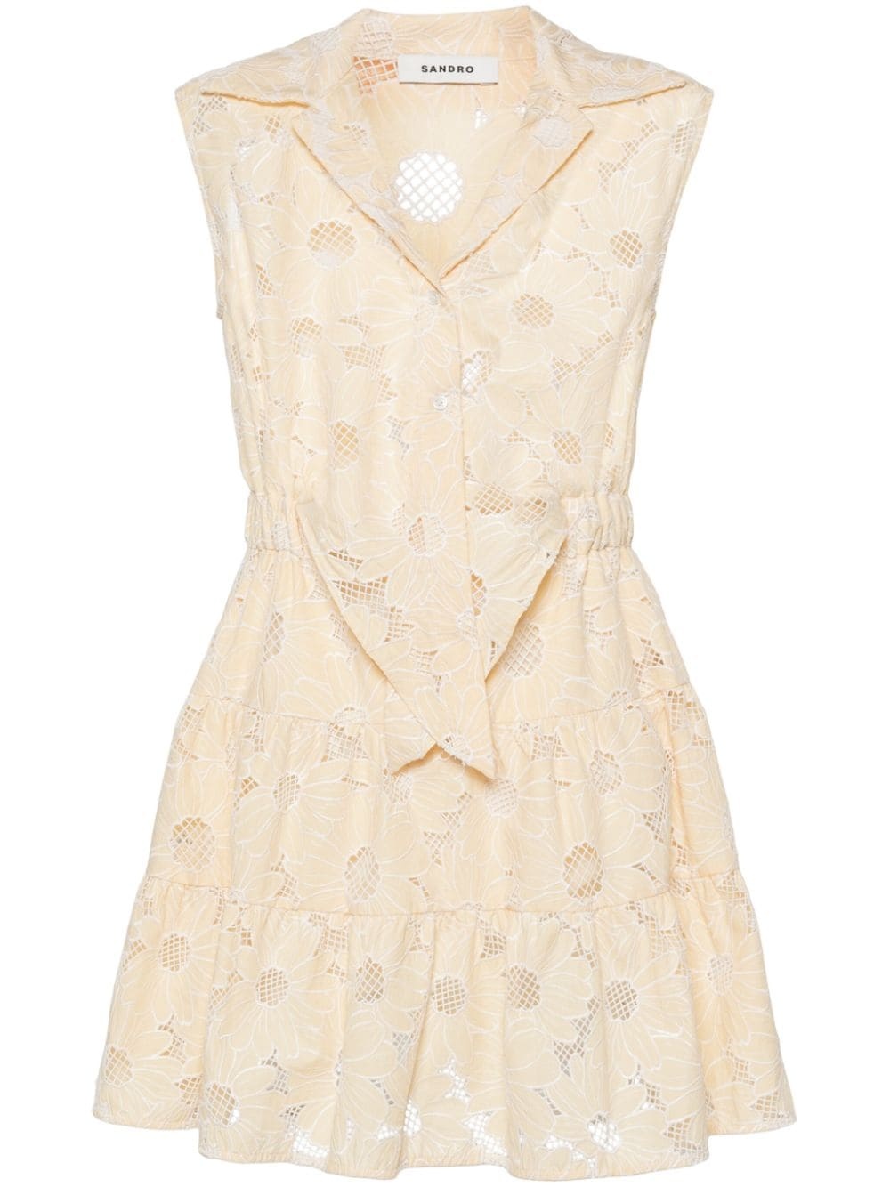 broderie-anglaise dress - 1