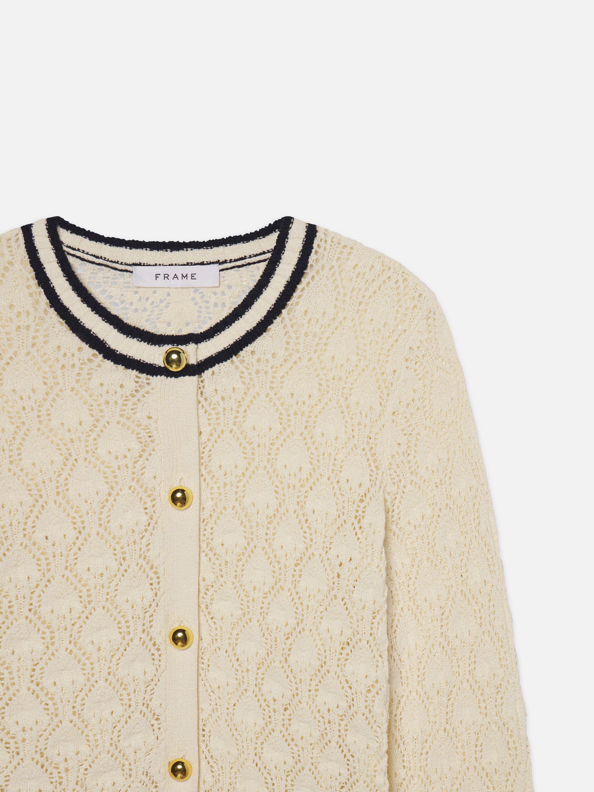 The Rookie Cardi in Cream Multi - 3