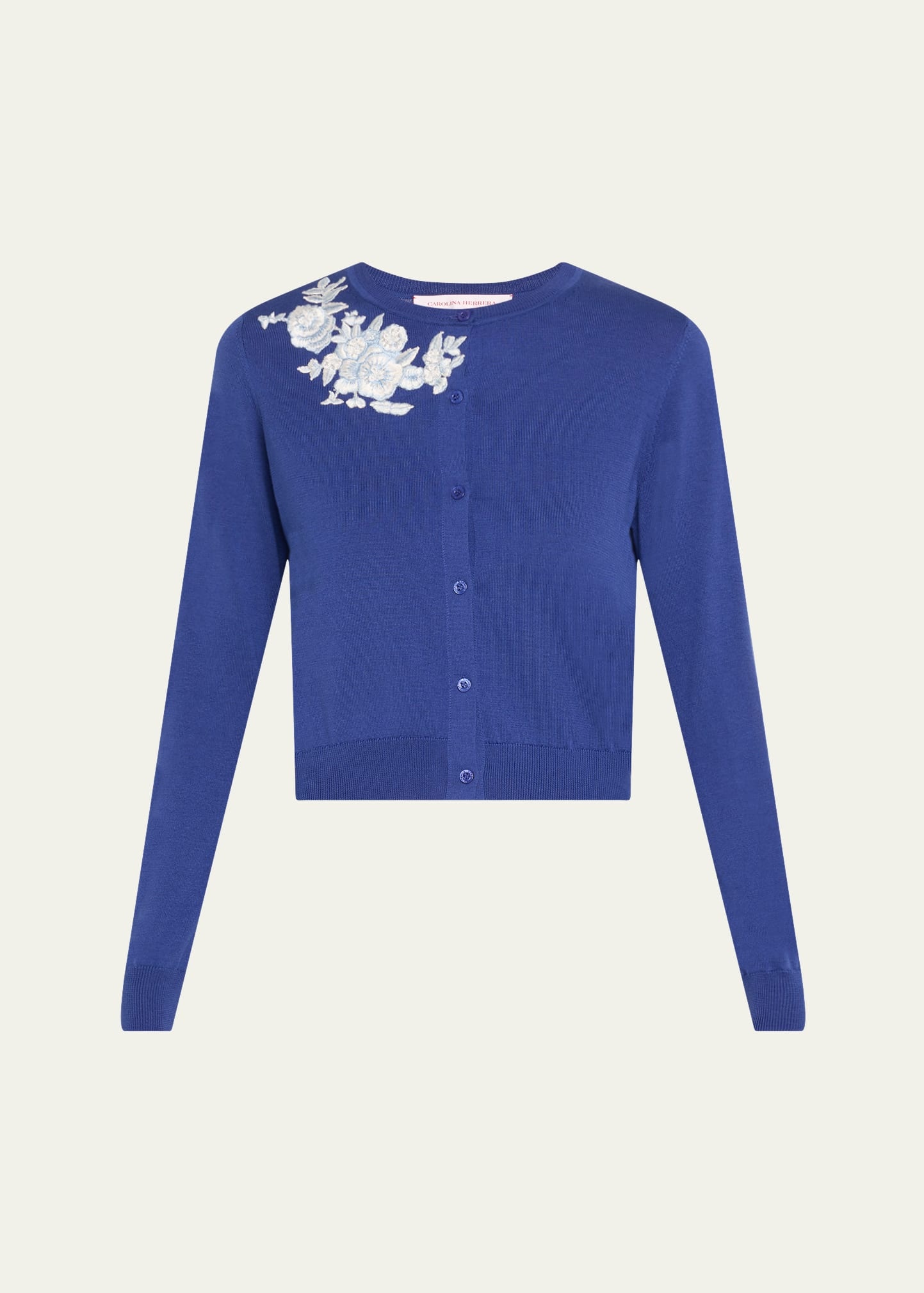 Emb Ls Cn Cardigan - 1