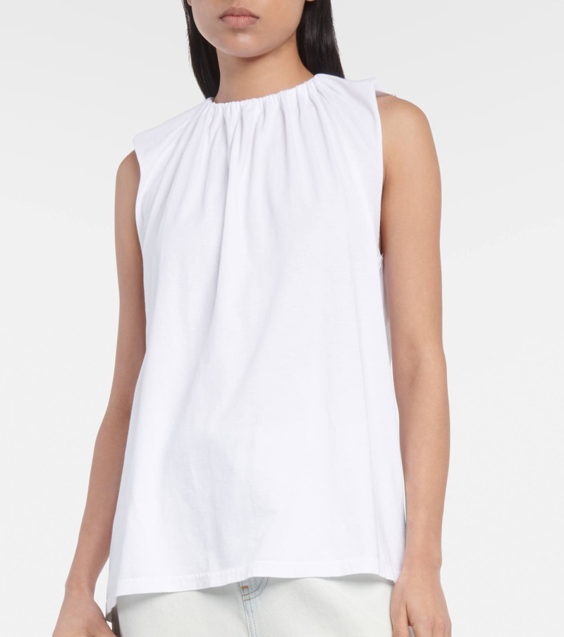 Ruffled cotton jersey top 5