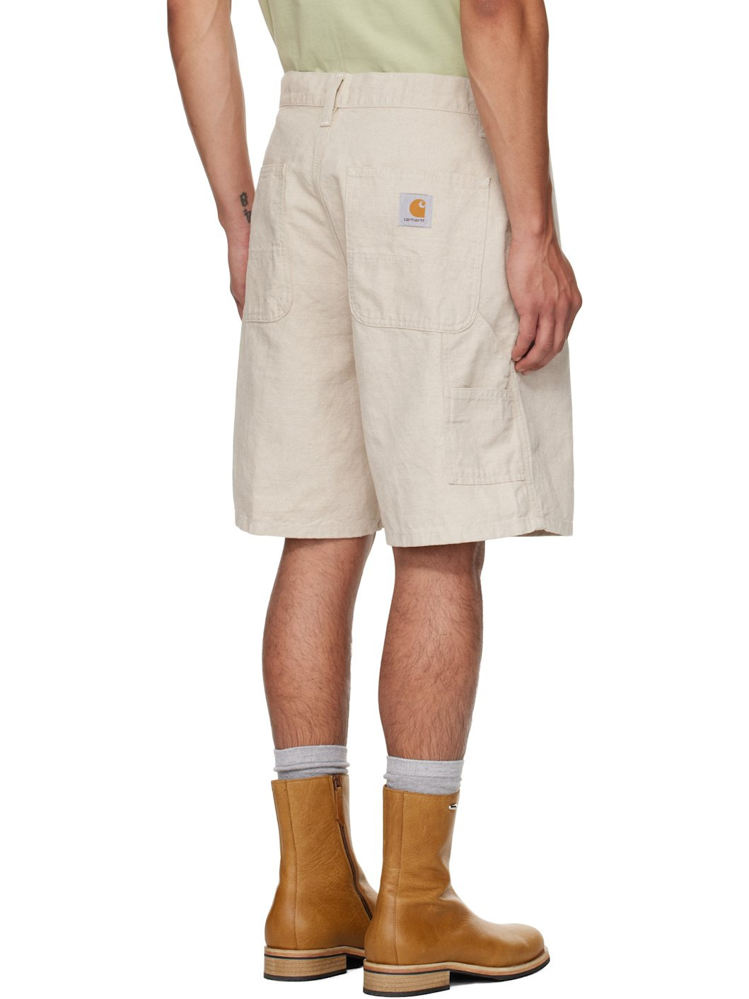Off-White Walter Single Knee Shorts - 3