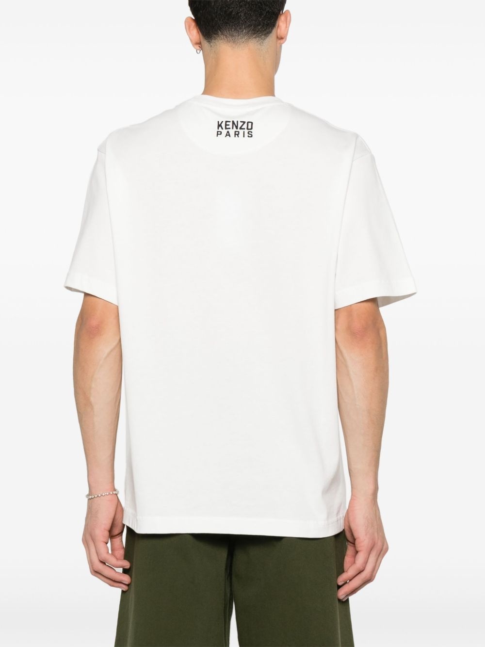 Kenzo Men Happy Tiger Cotton T-Shirt - 3