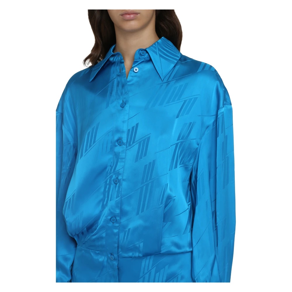 VISCOSE SHIRTDRESS WITH CLASSIC COLLAR - 5