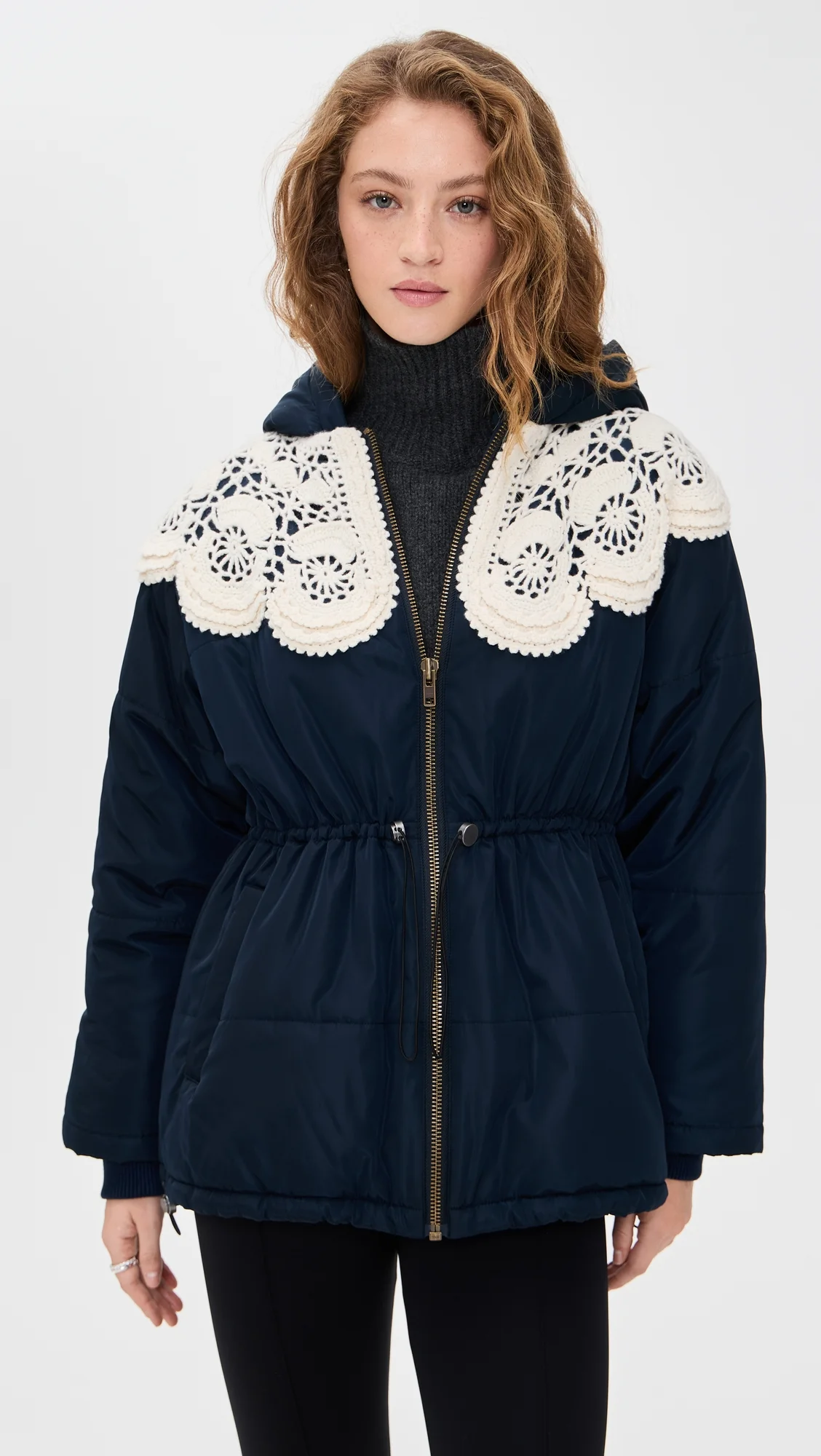 Alena Knit Puffer Jacket - 1