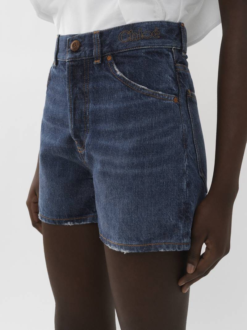 Chloé DENIM MINI SHORTS outlook