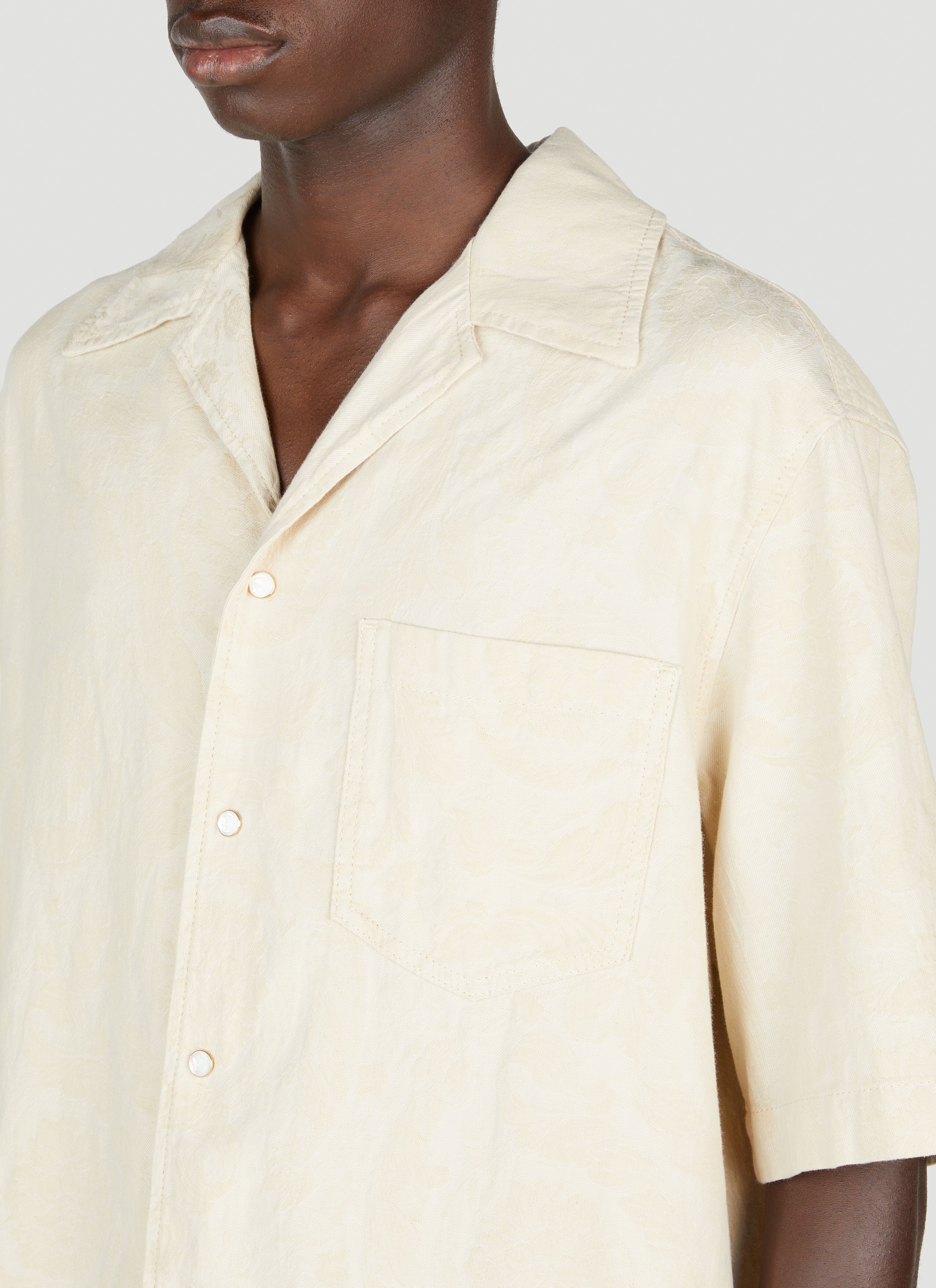 Jacquard Short Sleeve Shirt - 5
