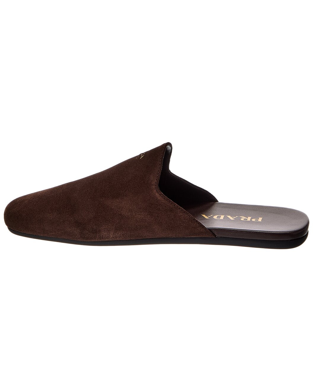 Prada Logo Suede Mule - 2