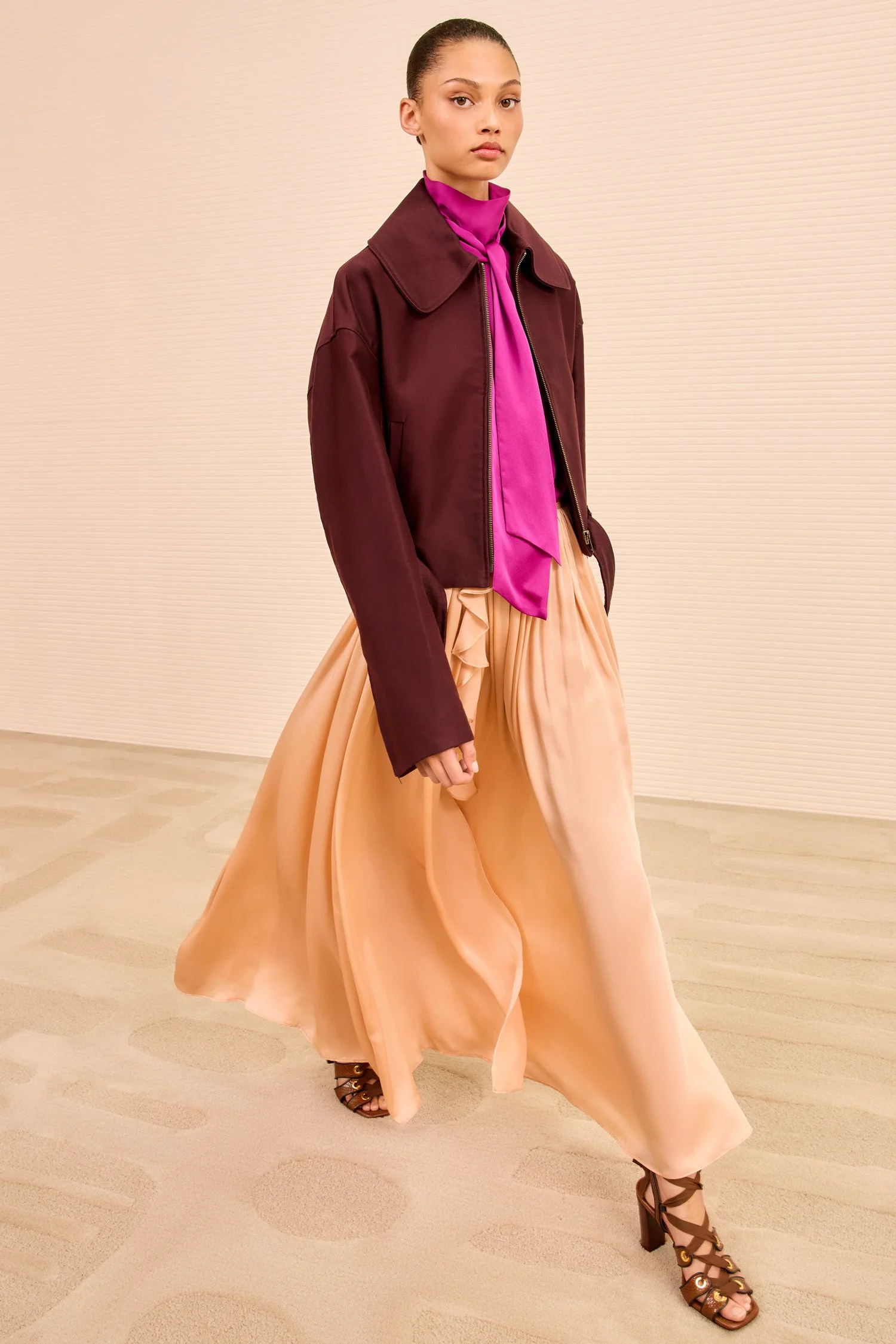 Signal Cropped Belted Jacket - 1