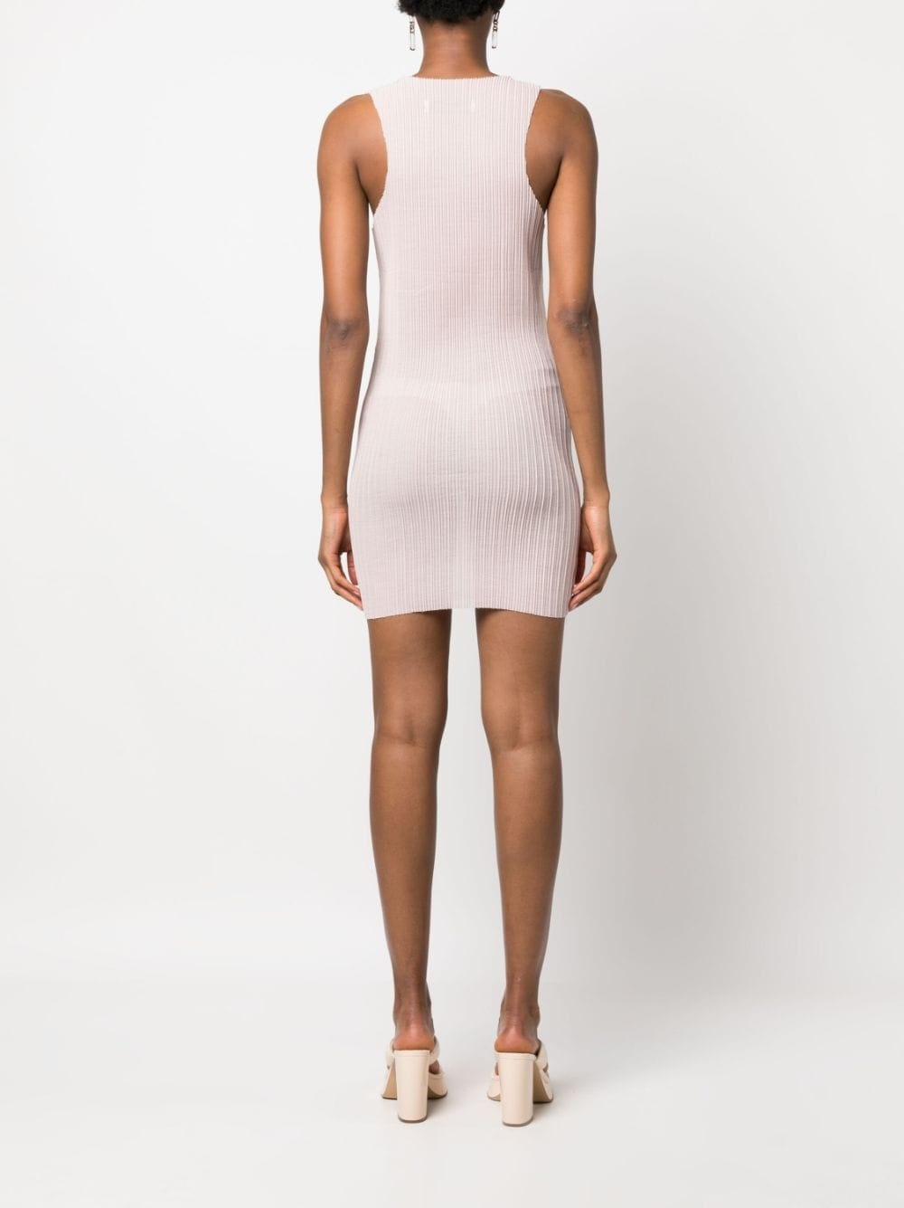 rib-knit dress - 4