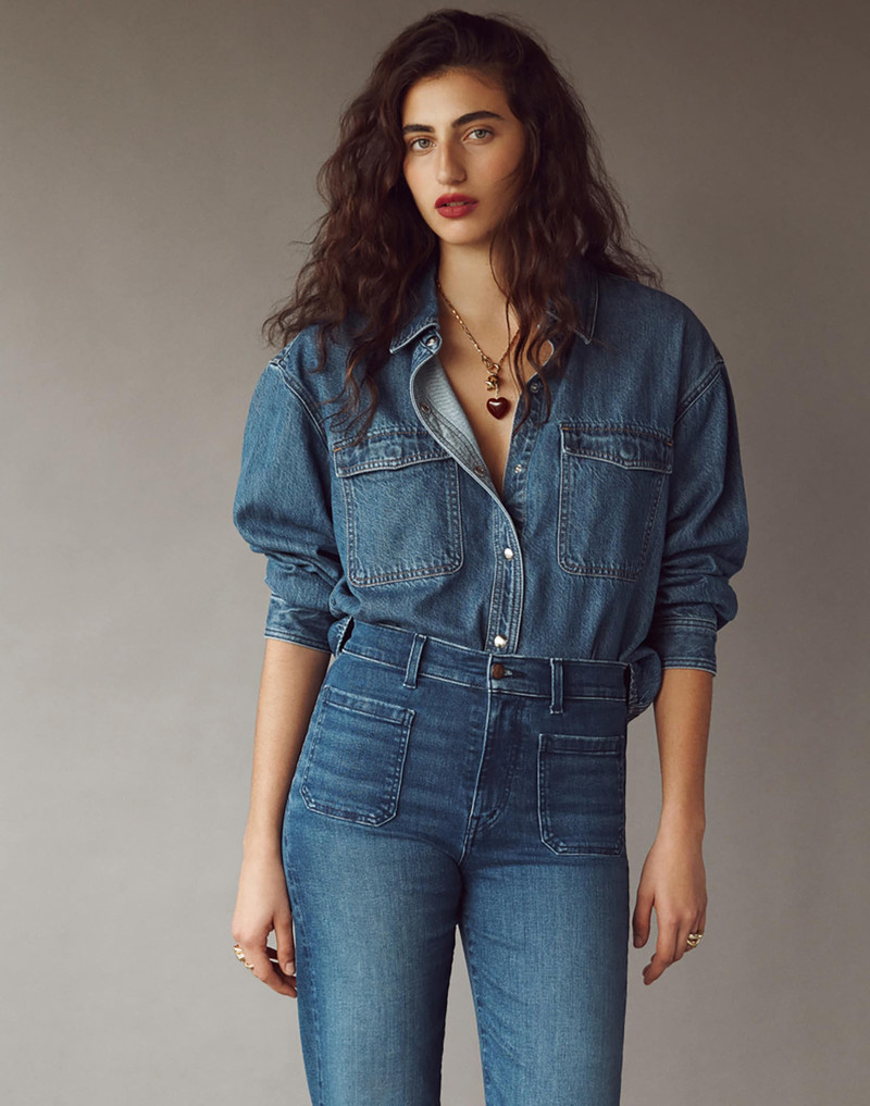 Airy Denim Shirt-Jacket 7