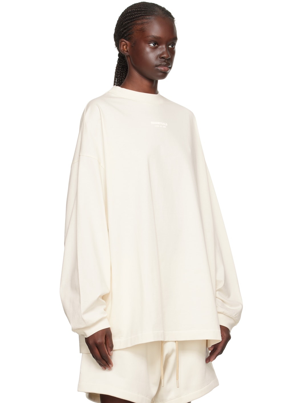 Off-White Crewneck Long Sleeve T-Shirt - 2