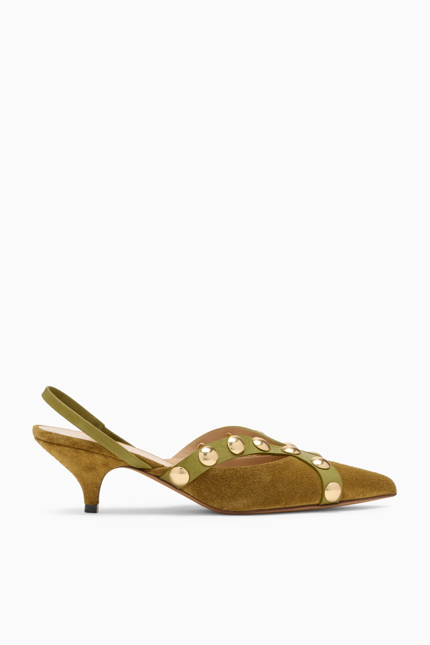 Vendome Studded Kitten Heel - 1