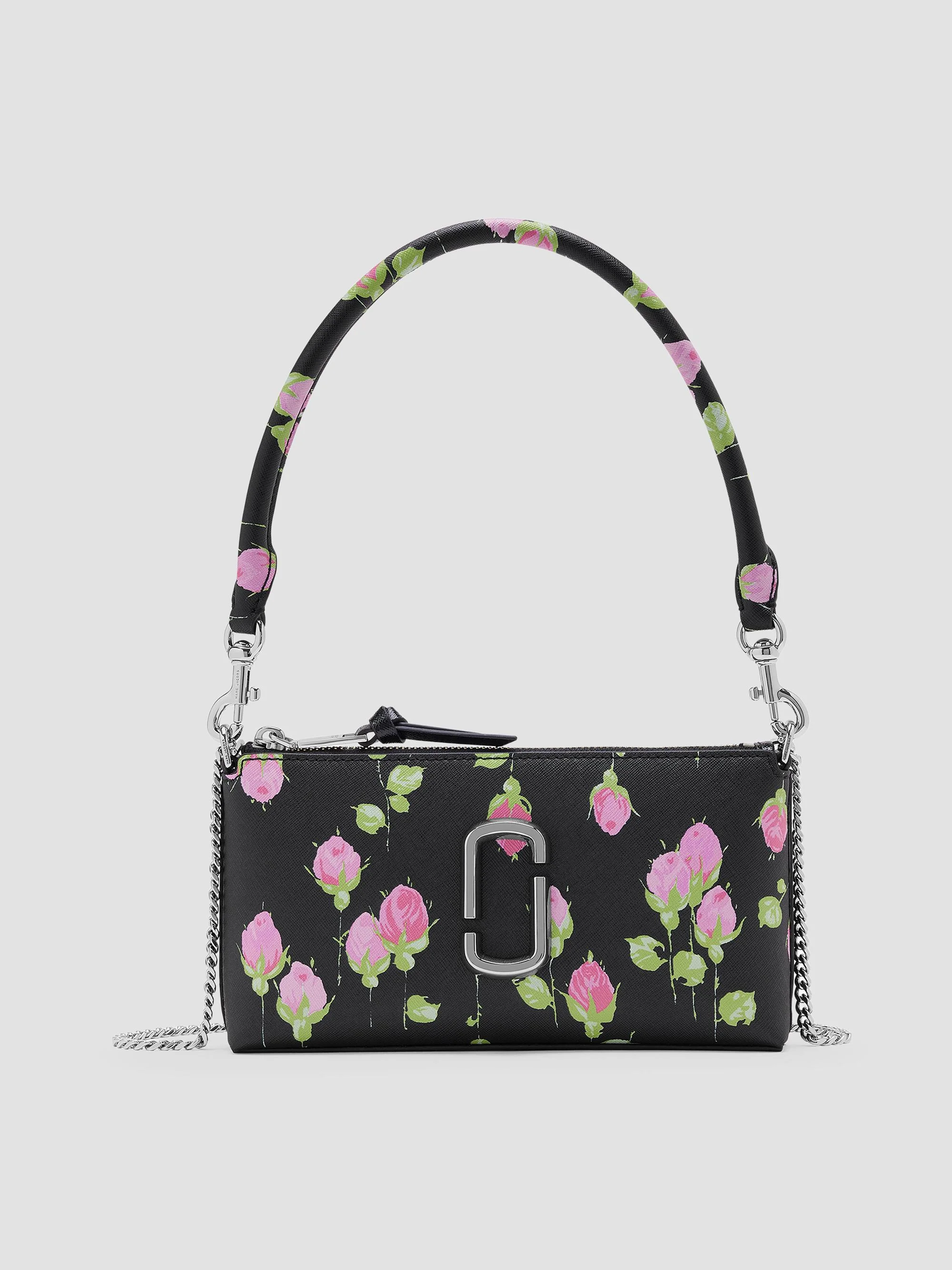 Women's The Pochette Snapshot Floral Convertible Shoulder Bag - Black Multi - 1