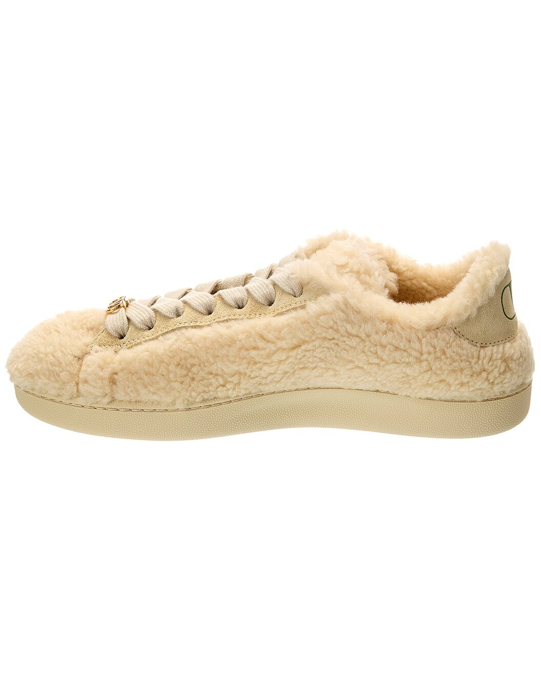 Valentino VLogo Signature Shearling Sneaker - 2