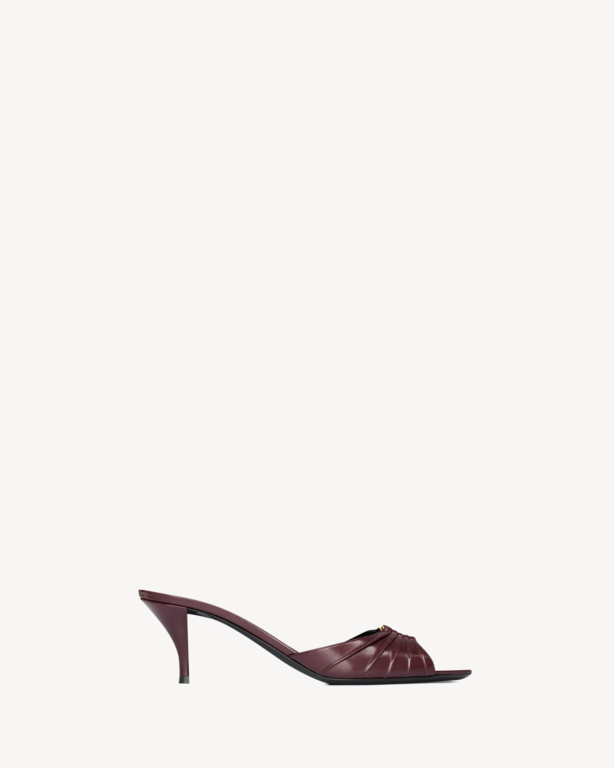 BABYLONE MULES IN SMOOTH LEATHER - 1