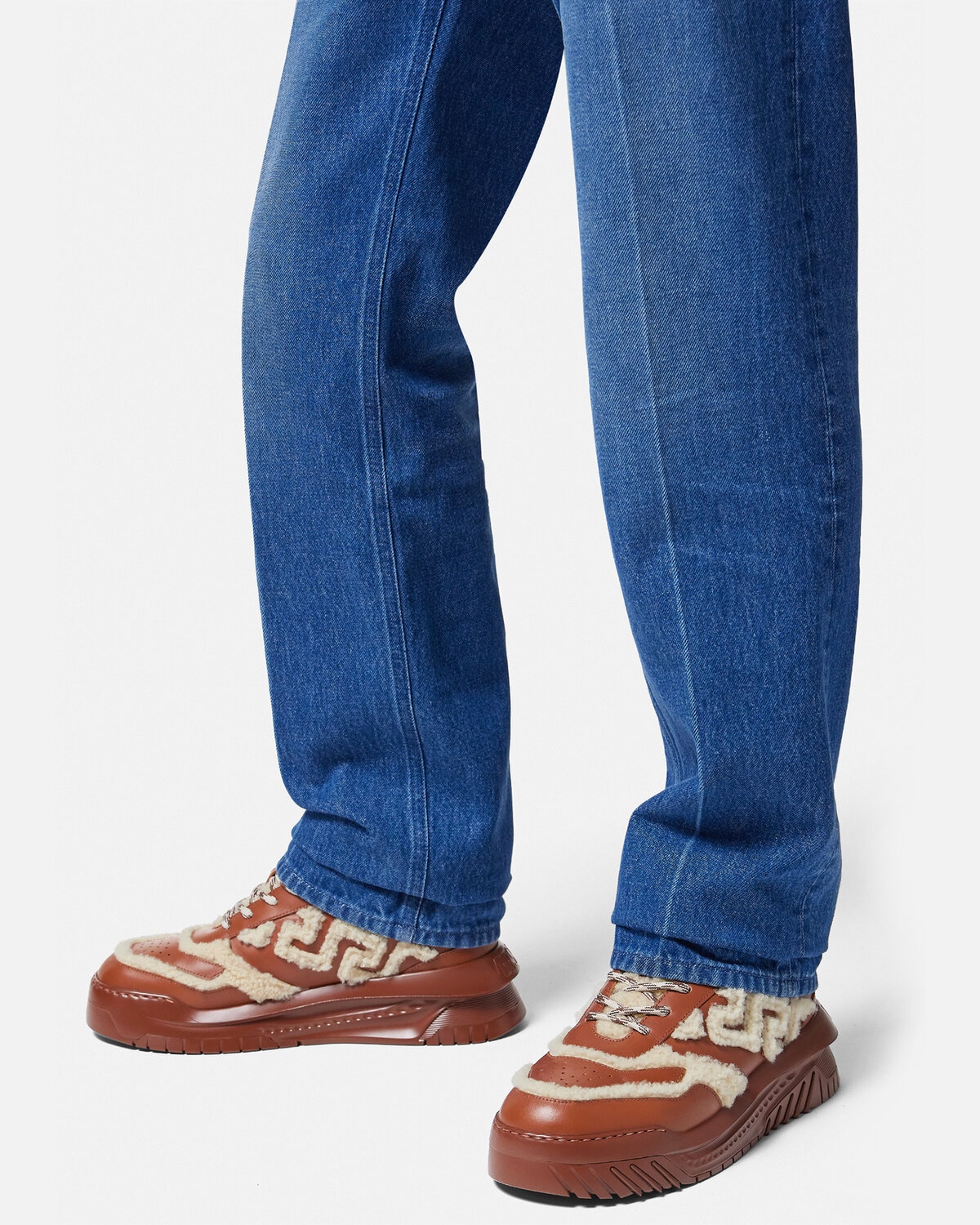 Shearling Greca Odissea Trainers - 6
