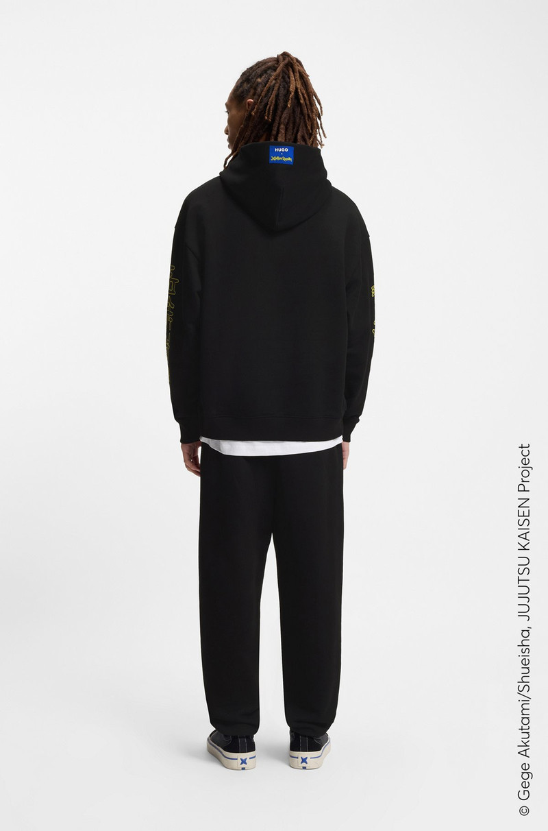HUGO X JUJUTSU KAISEN HOODIE WITH MEGUMI AND YUJI PRINT 5