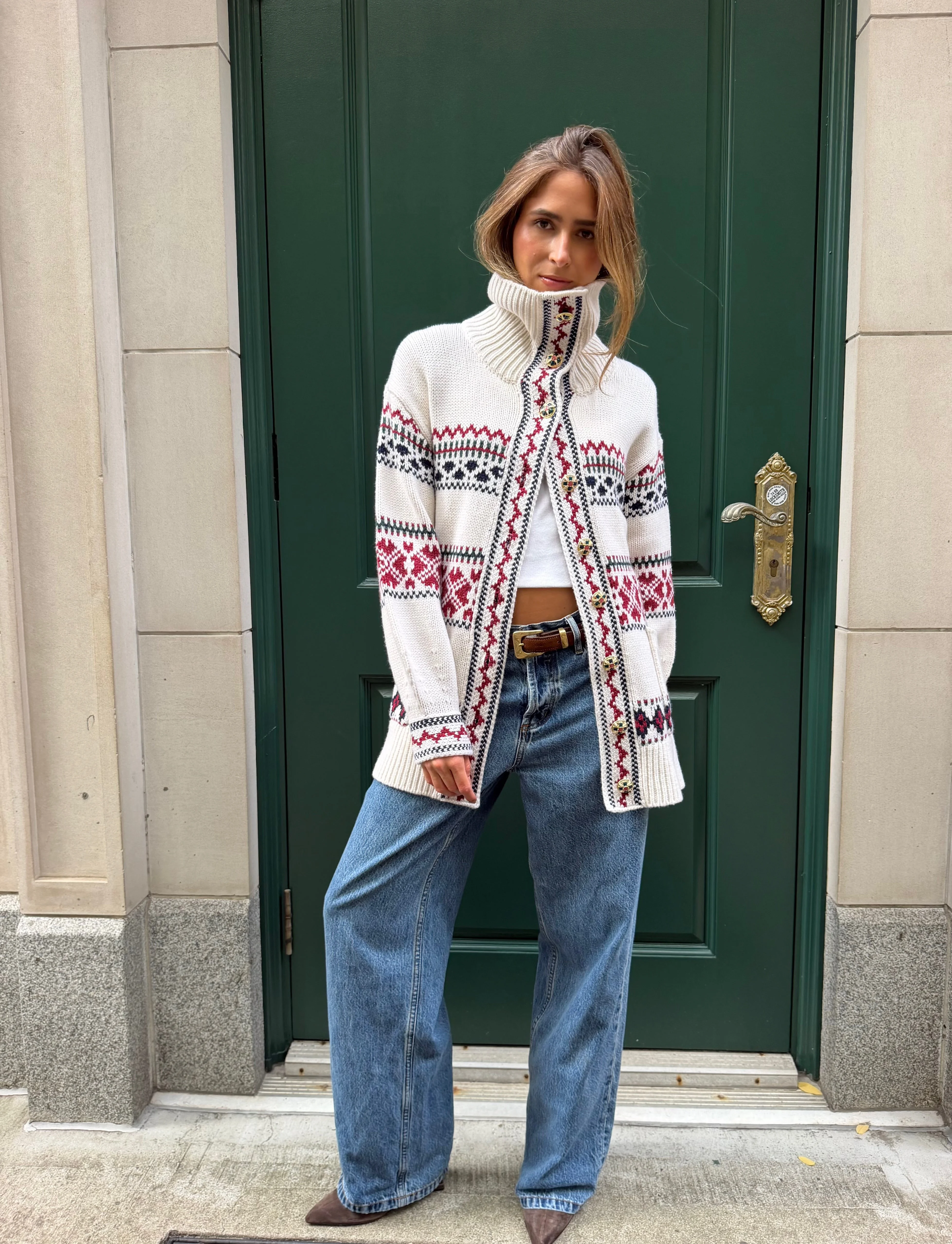 The Tara Sweater - Courchevel Fair Isle - 1