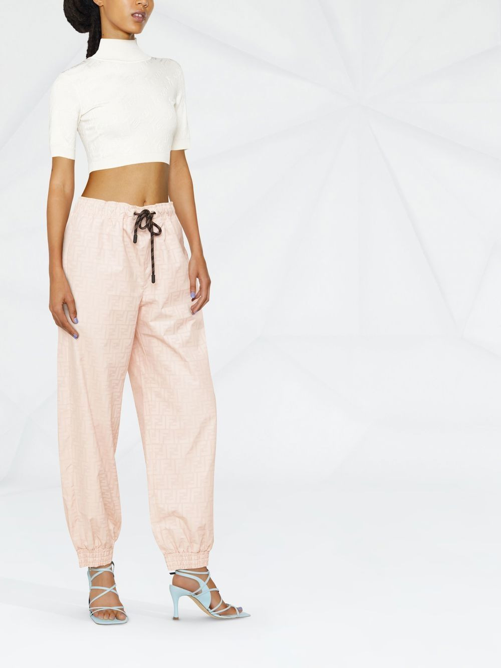 straight-leg track pants - 4