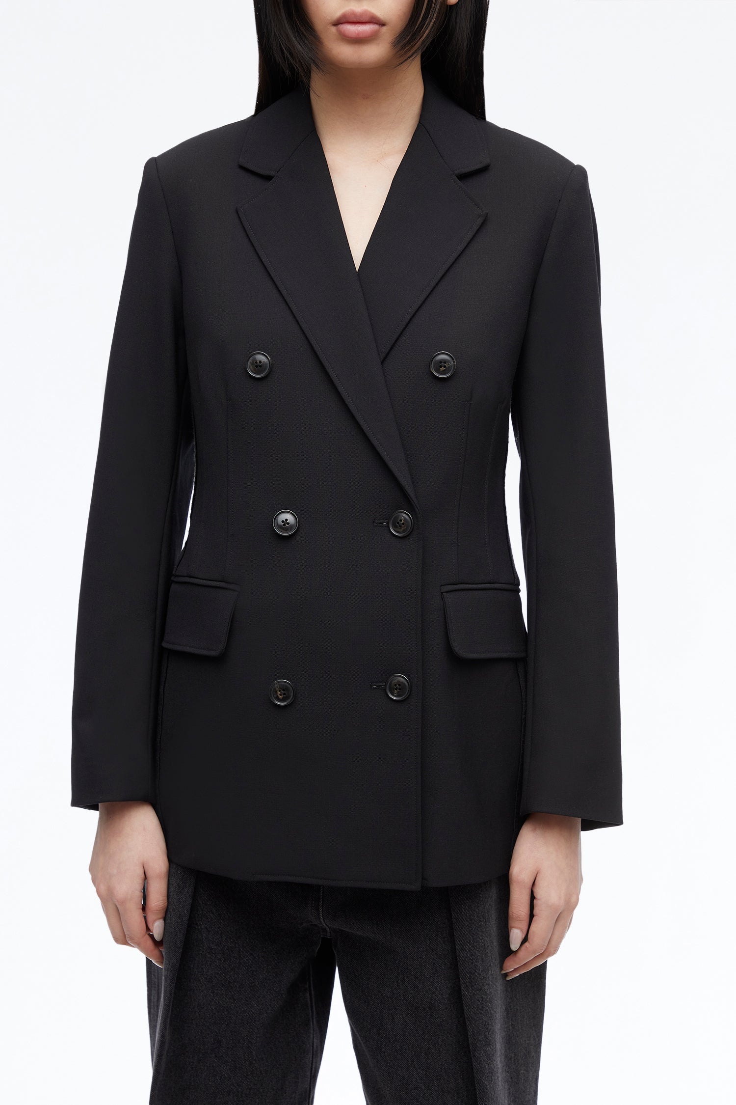 Double Breasted Blazer - 4