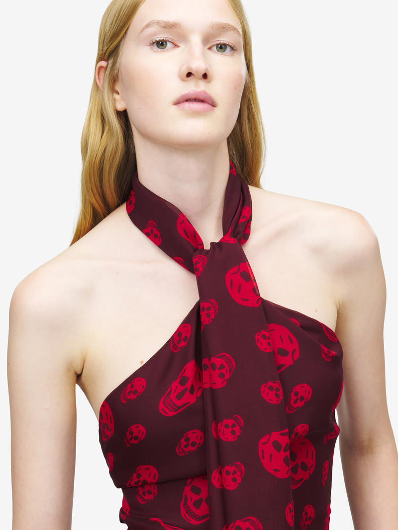 Skull Print Halterneck Top 3