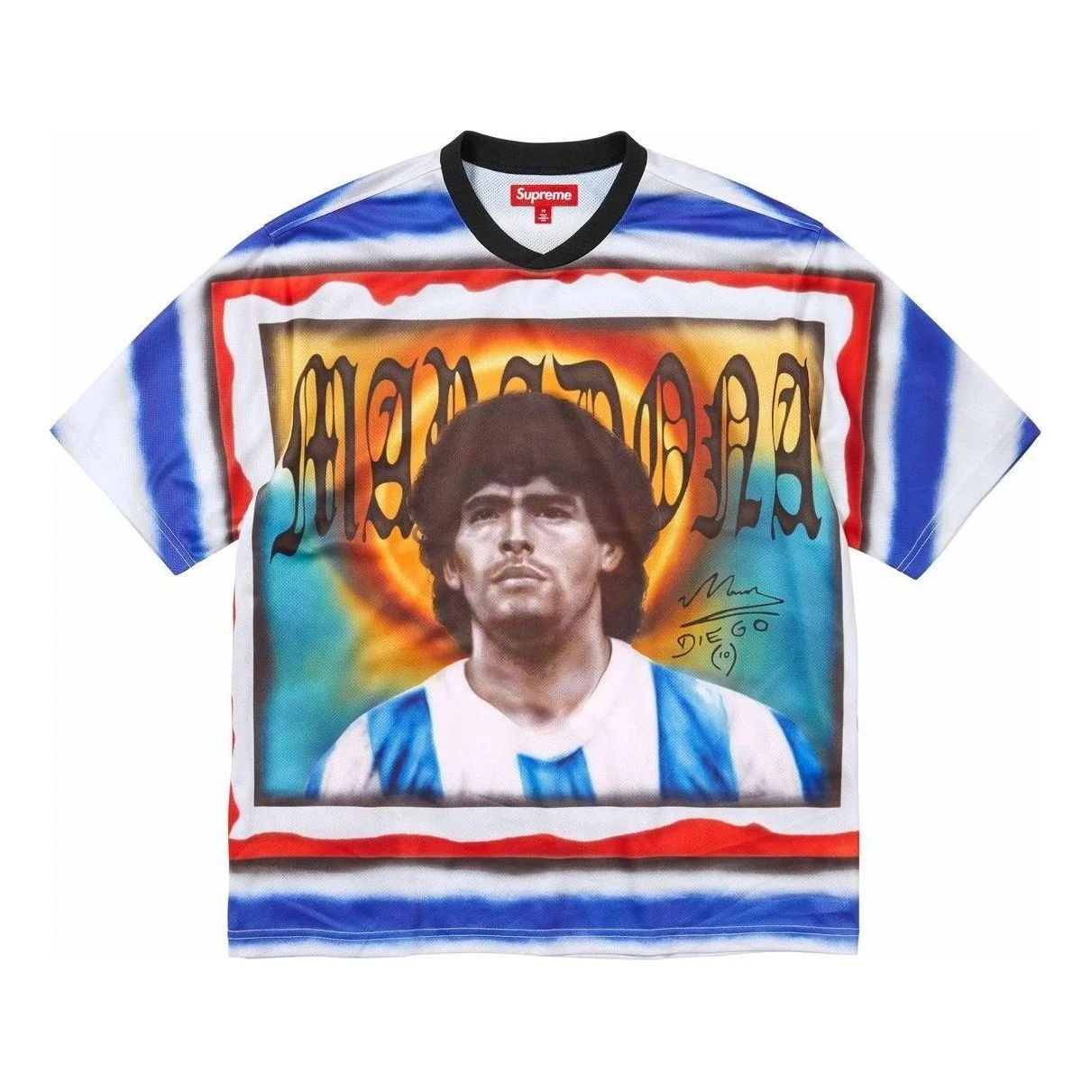 Supreme Maradona Soccer Jersey 'Multi-Color' SUP-SS24-131 - 1