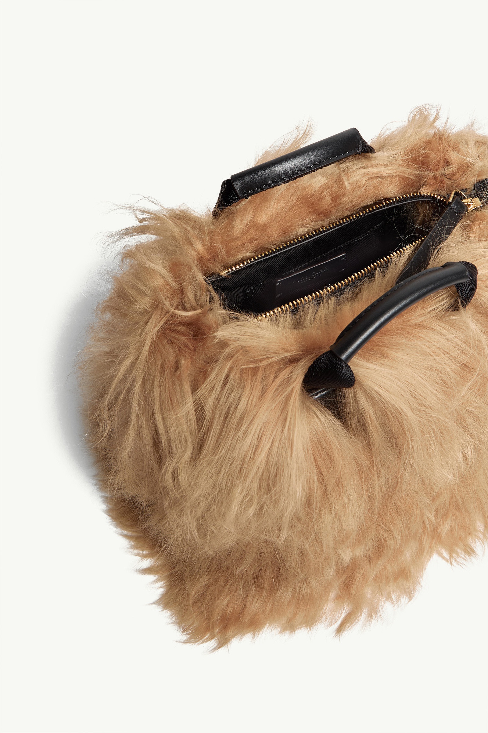 Micro Caradoc Shearling Tote Bag - 5