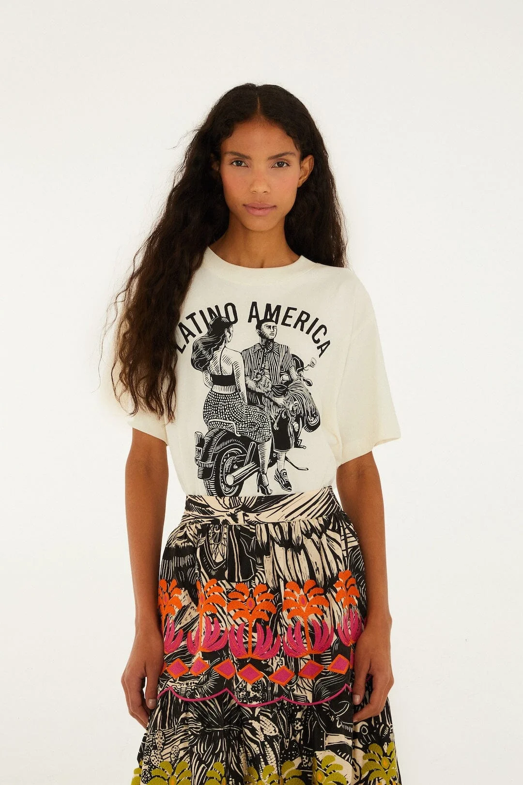 Off-White Latino Americana Organic Cotton T-Shirt - 1