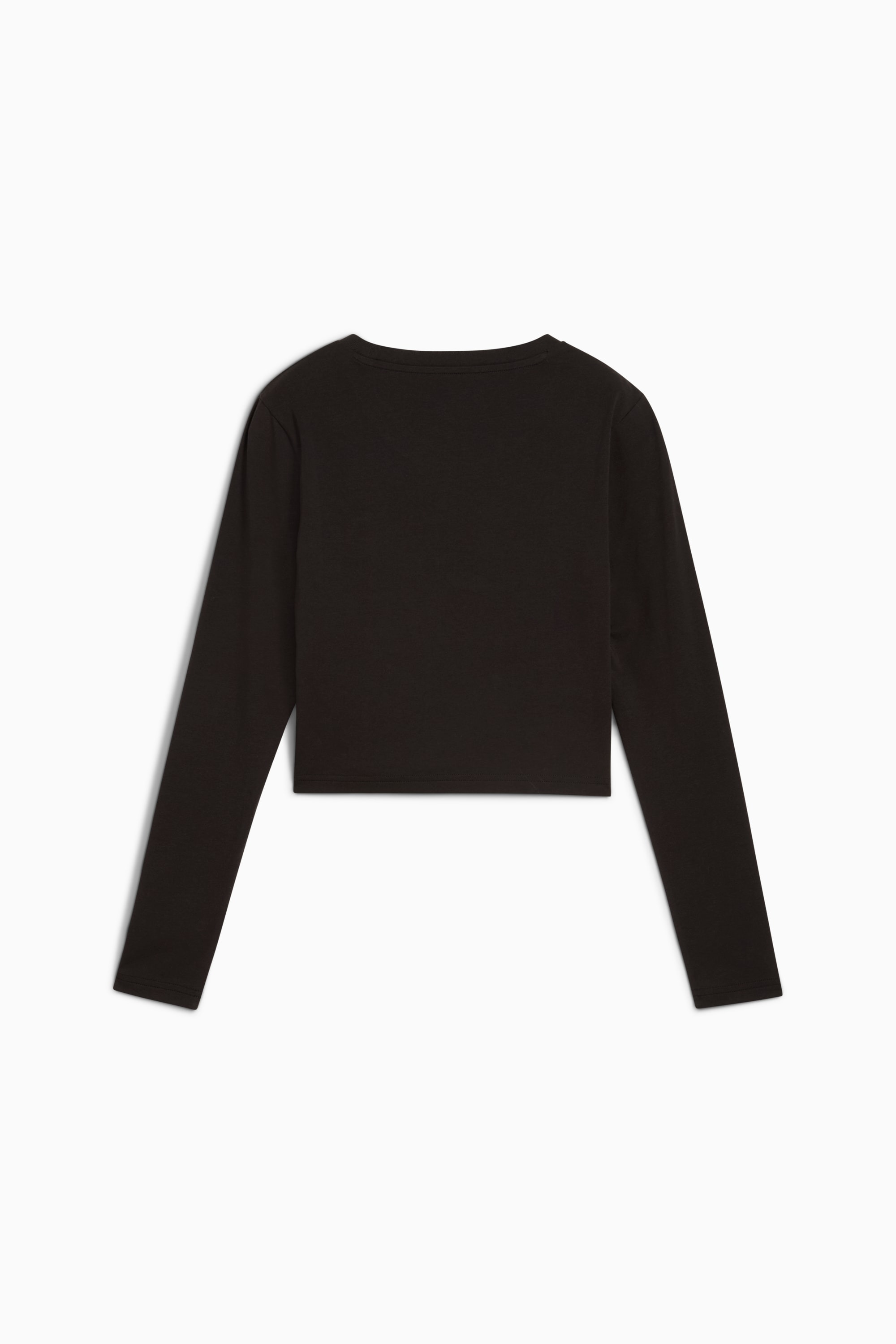 PUMA Wardrobe Essentials Women's Cropped Long Sleeve Tee - 2