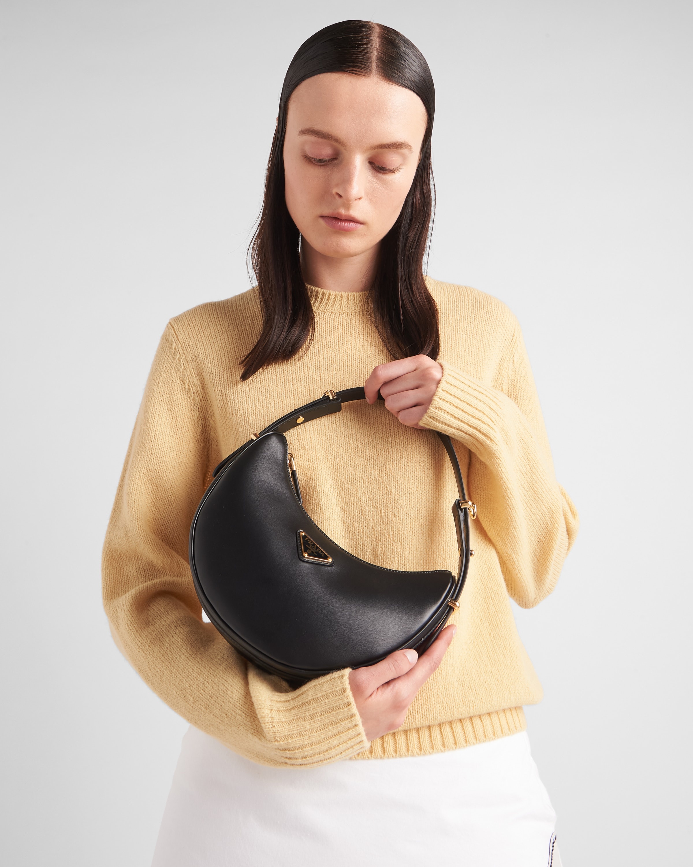 Prada Arqué leather shoulder bag - 2