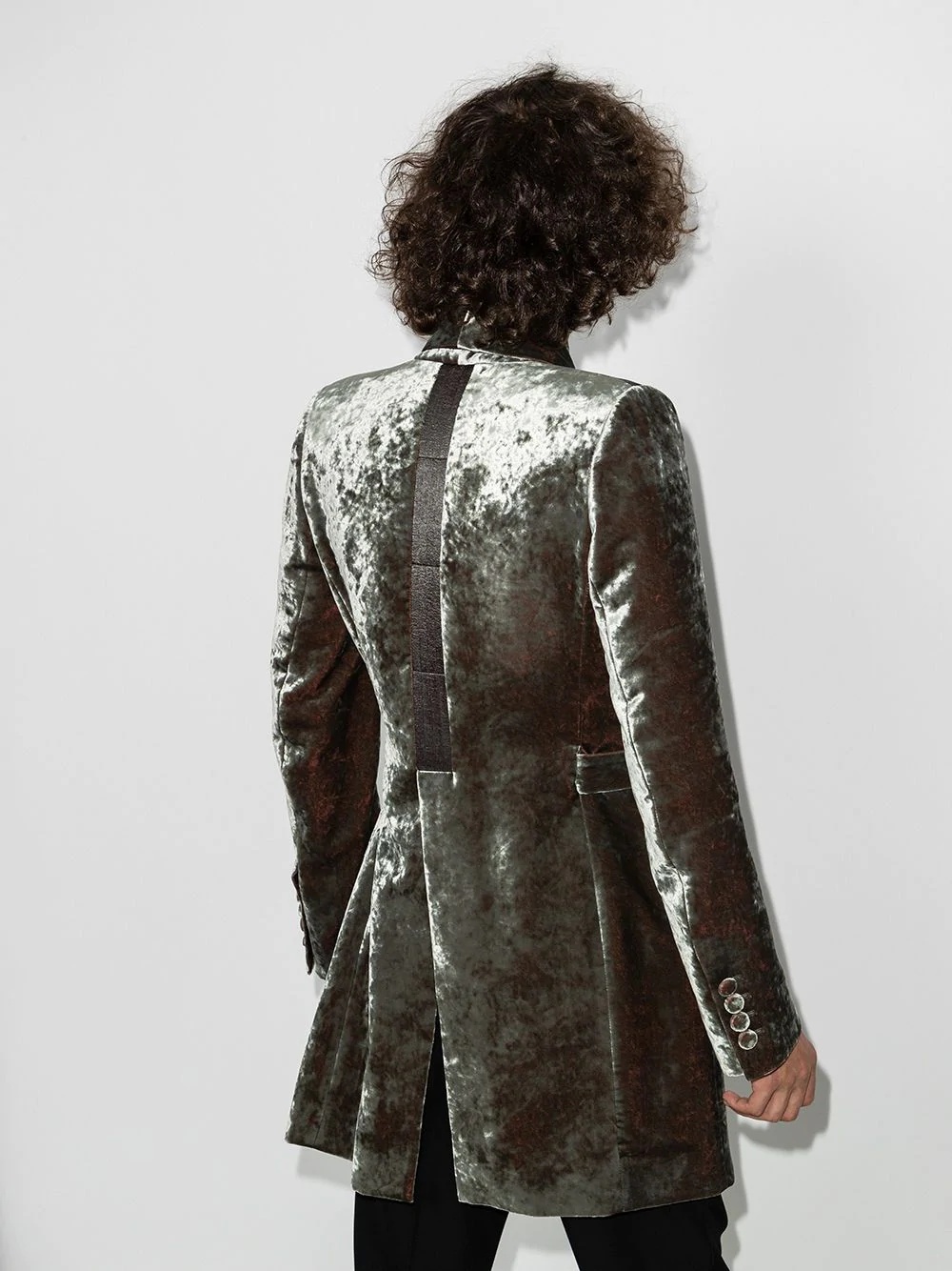 Lucinda velvet-effect jacket - 3