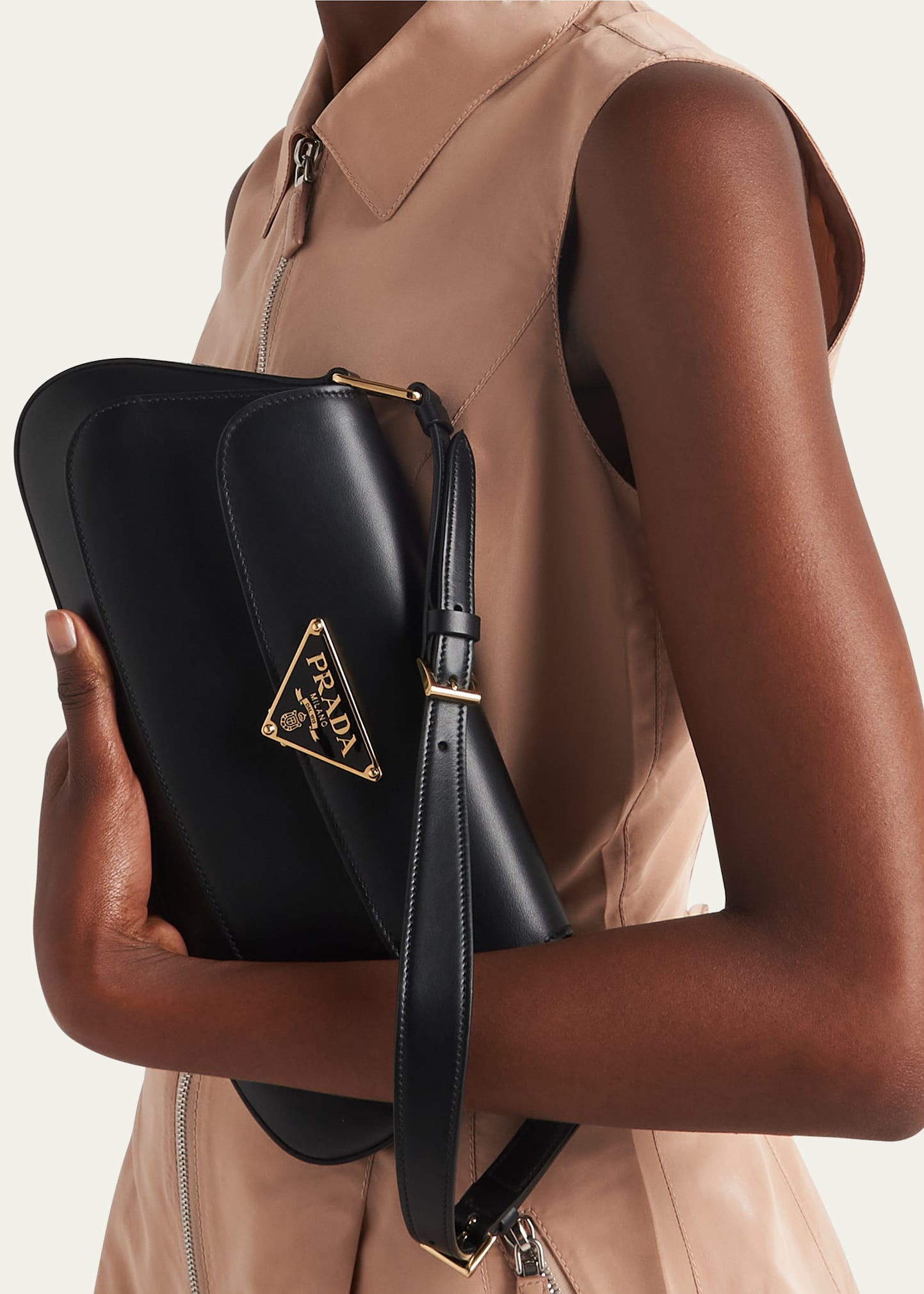 City Flap Leather Shoulder Bag - 2