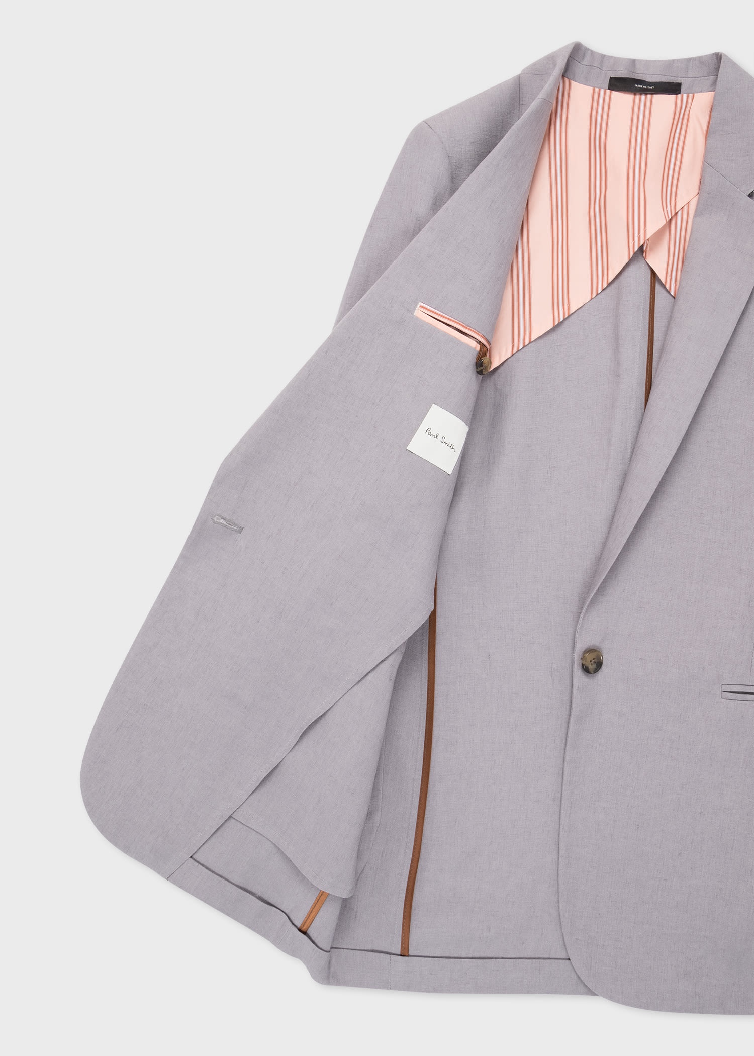 Heather Grey Linen Suit - 3
