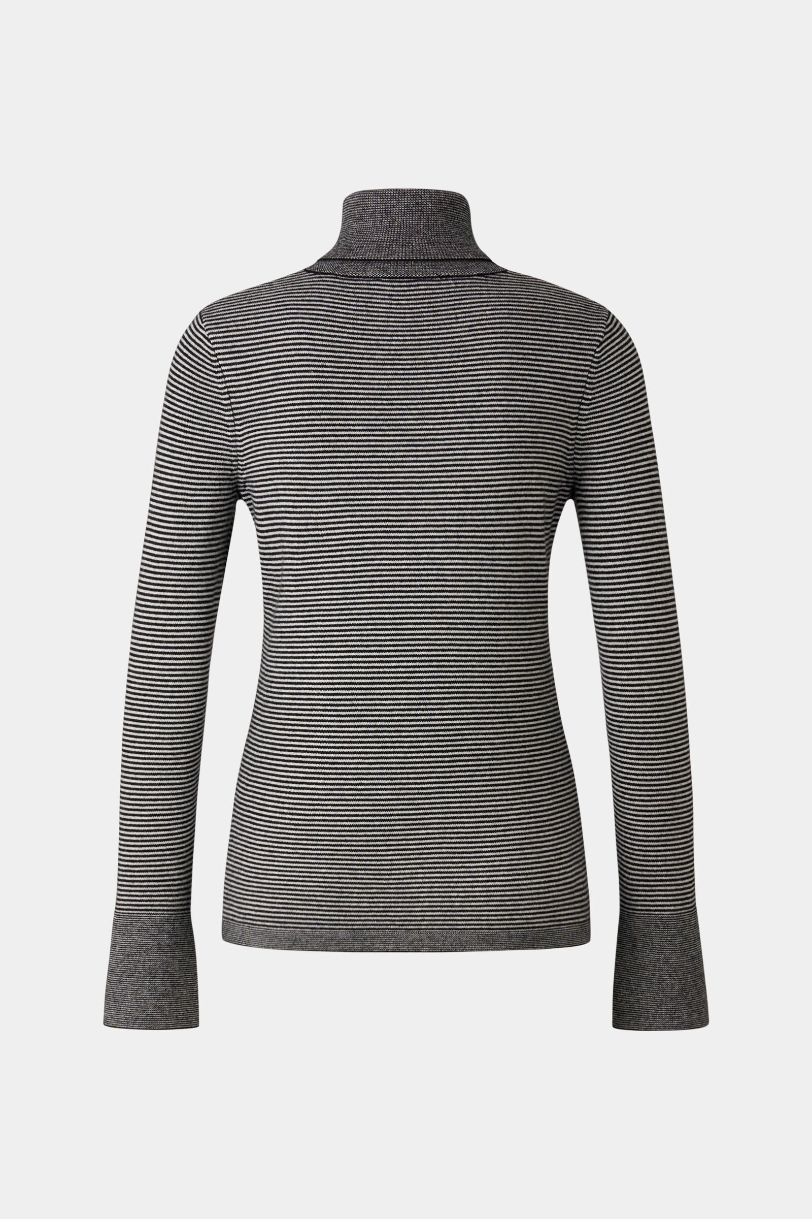 Vinny Turtleneck pullover in Black/White - 2