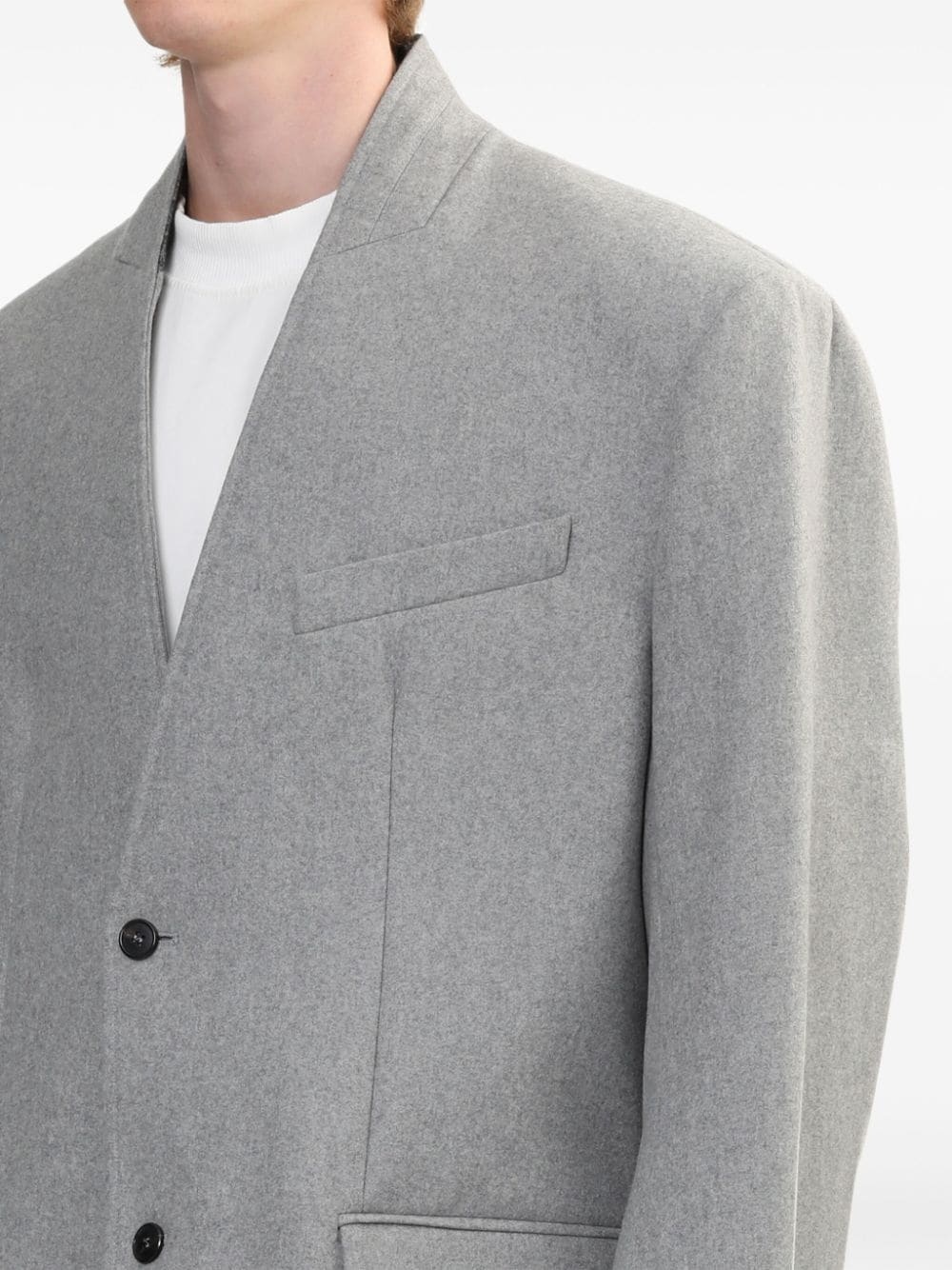 ジャケット・アウター hed mayner collarless jacket HED MAYNER collarless blazer | REVERSIBLE