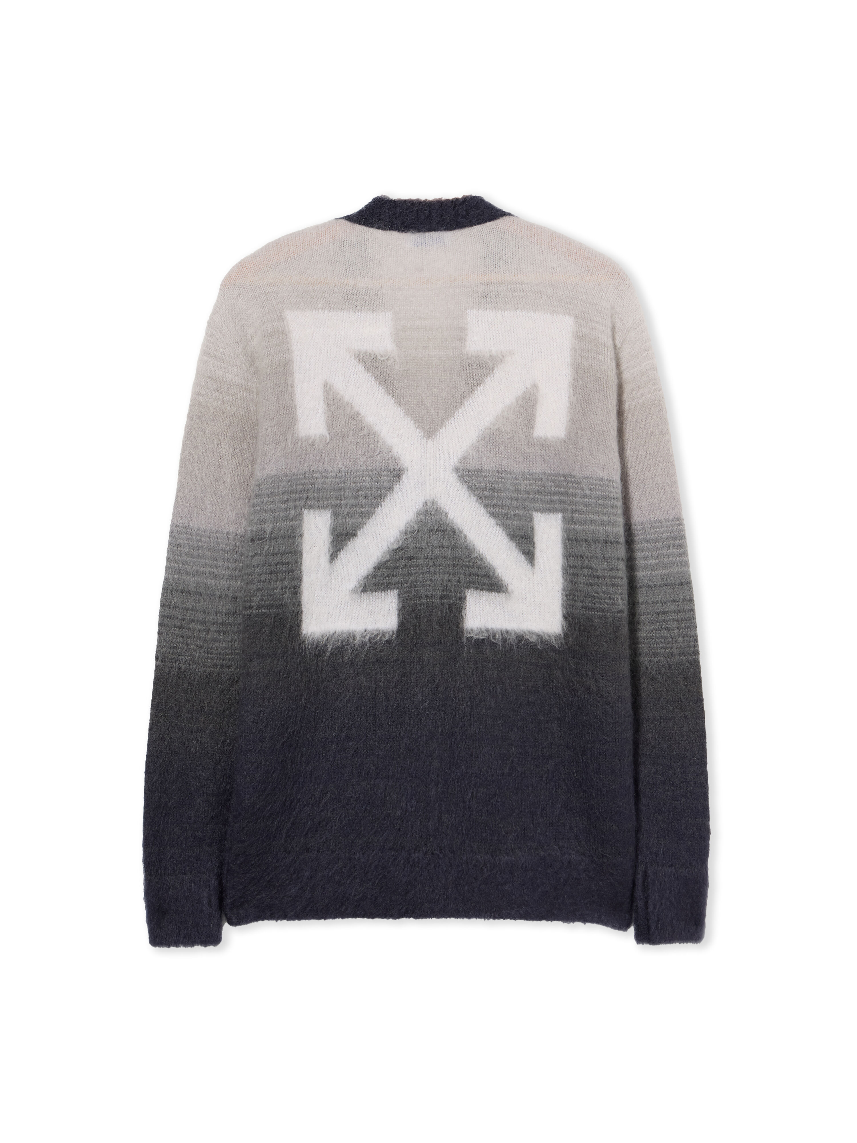 Mohair Arrow Degrade Cardigan - 2