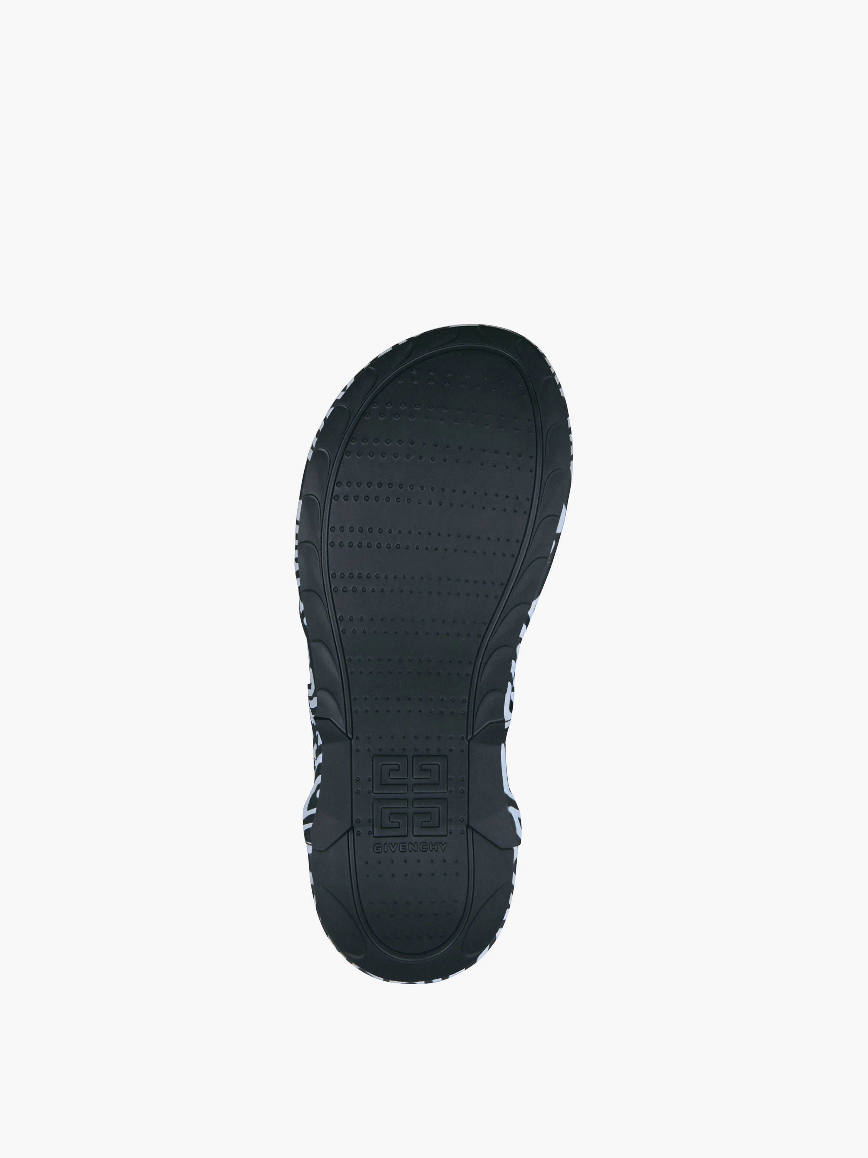 MARSHMALLOW SANDALS IN RUBBER WITH TAG EFFECT 4G PRINT - 5