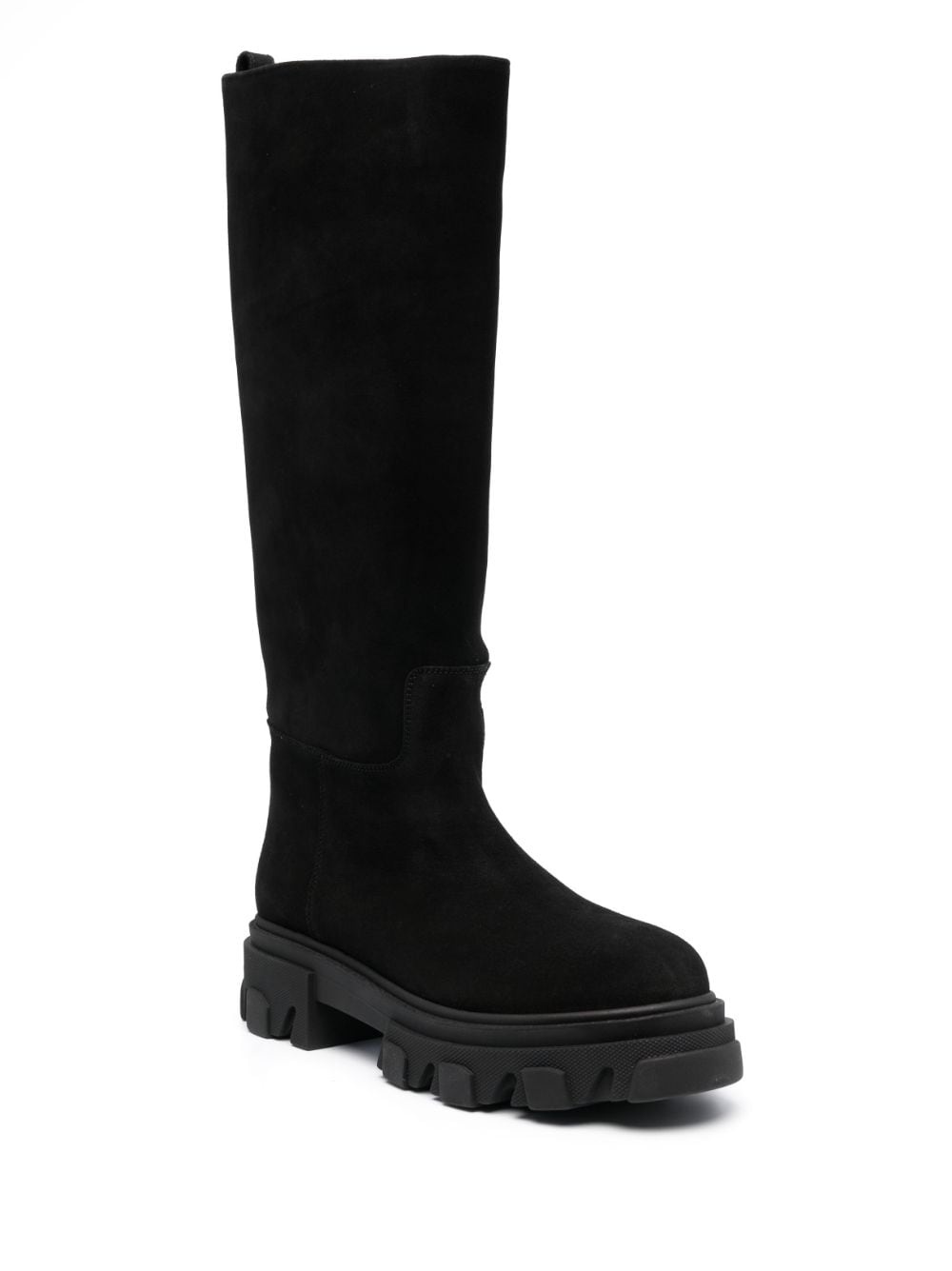 chunky-sole suede boots - 2