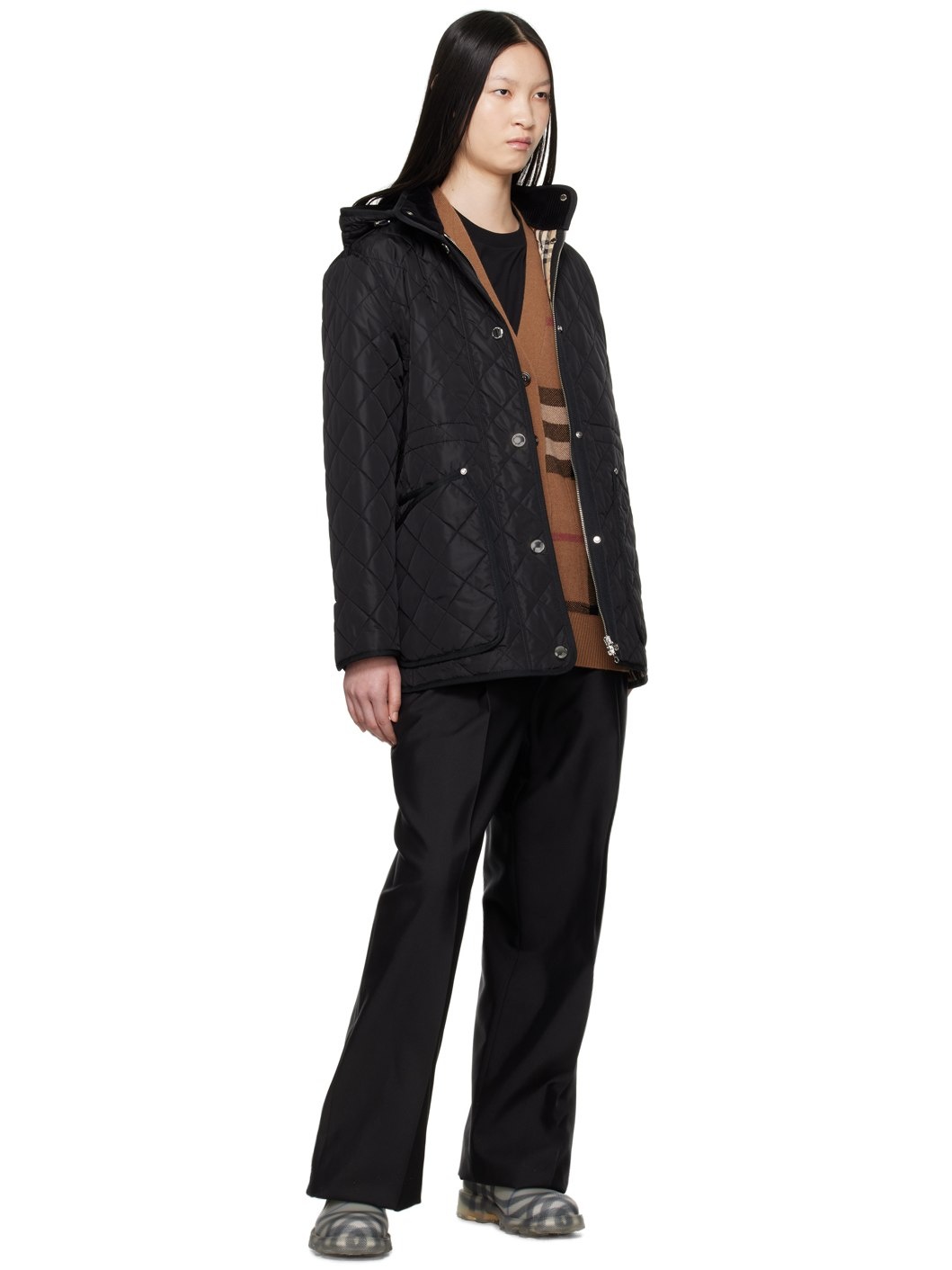 Burberry Diamond Quilted Nylon Jacket | REVERSIBLE