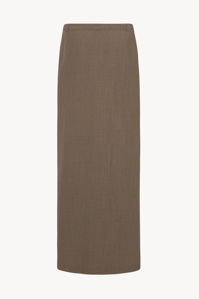 ミニスカート [The Row] Toreva Skirt in Wool and Silk The Row Toreva Skirt in Wool and Silk | REVERSIBLE