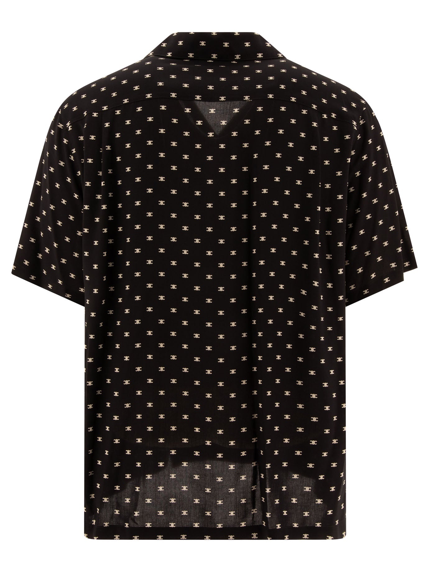 Celine Hawaian Shirt With Triomphe Print - 2