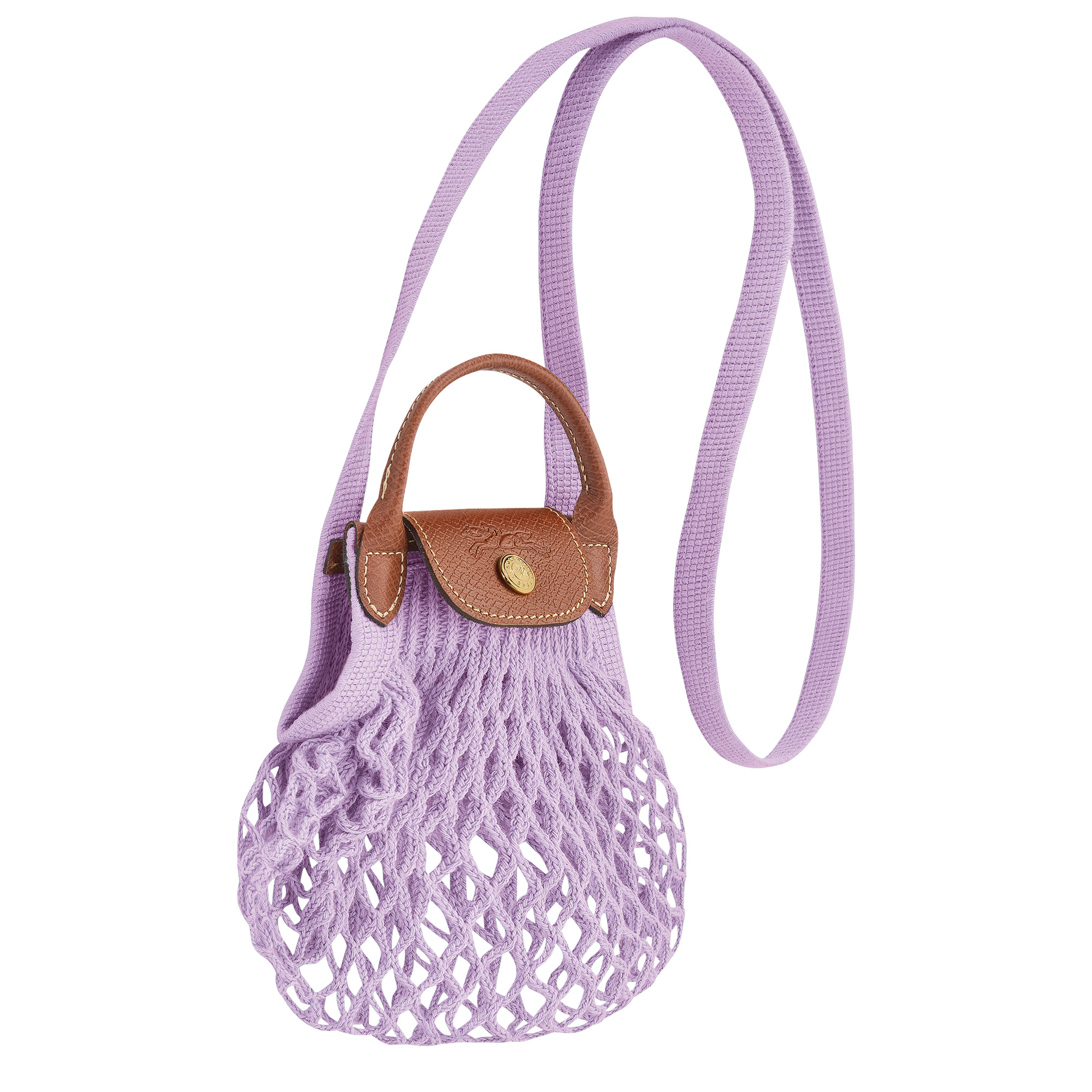 Le Pliage Filet XS Mesh bag Lilac - Canvas - 3