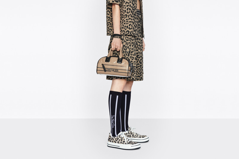 Small Dior Vibe Zip Bowling Bag 8